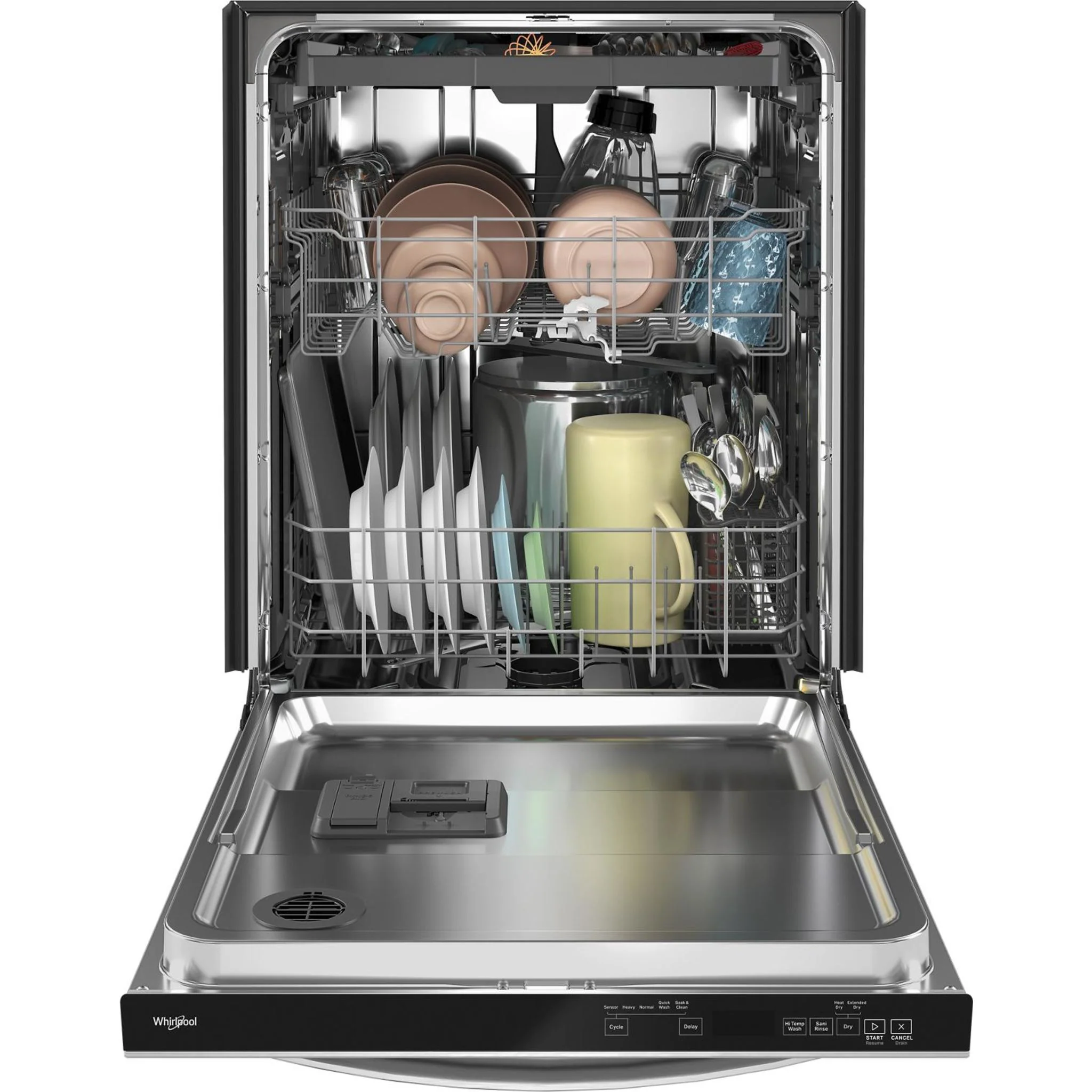 Whirlpool 24-Inch Stainless Steel Dishwasher with AI Intelligent Wash System - 47 dBA -Stainless Steel (WDT750SAKZ) - Image 17