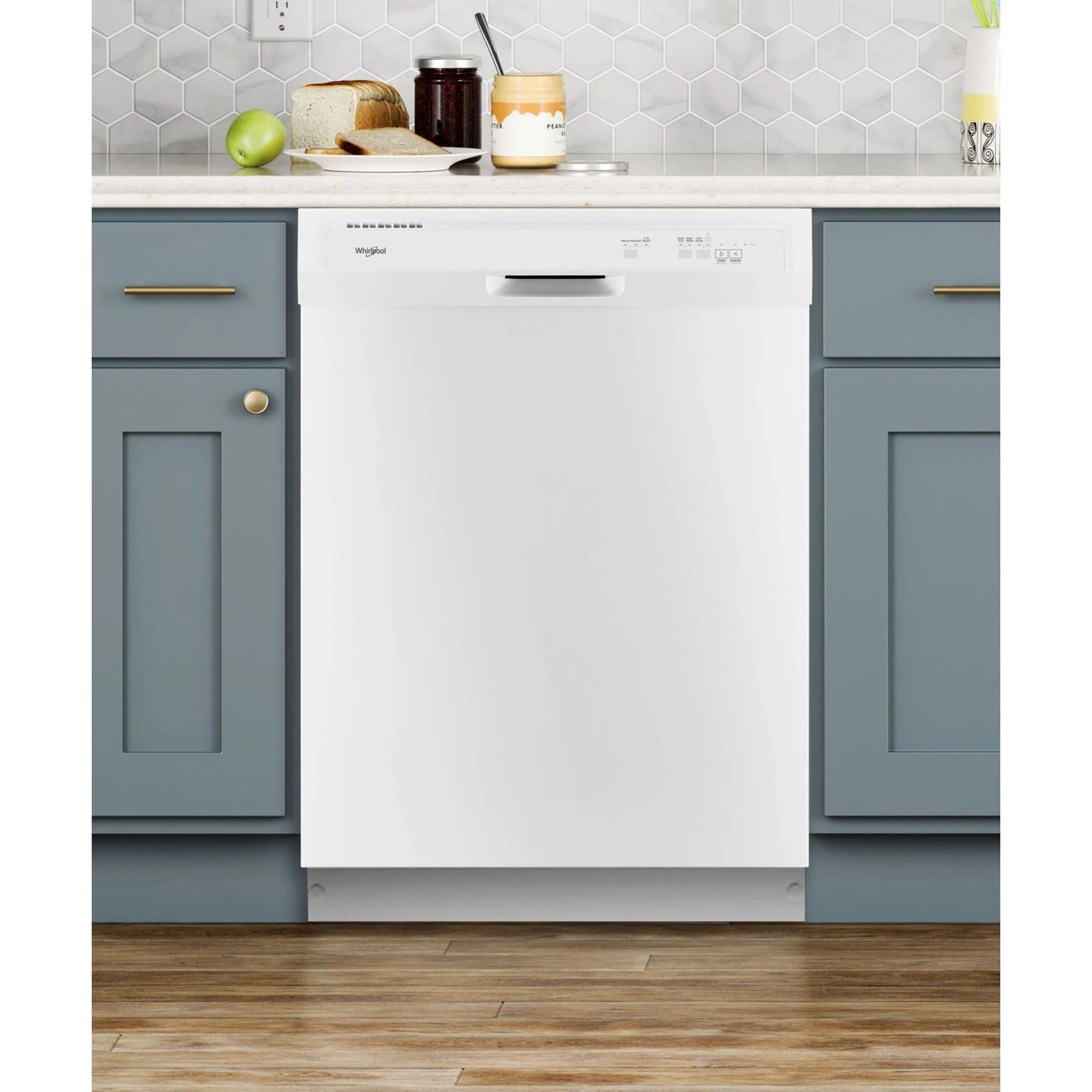 Whirlpool Heavy-Duty Dishwasher with 1-Hour Wash Cycle (WDF330PAHW) - Image 8