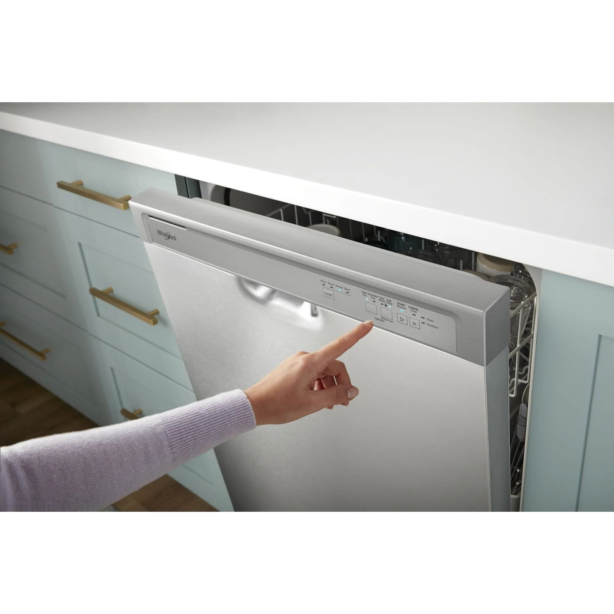 Whirlpool 57 dBA Quiet Dishwasher with Boost Cycle (WDF340PAMM) - Image 8