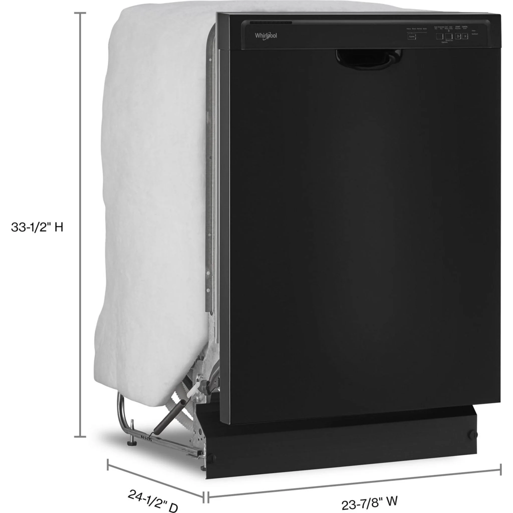 Whirlpool Quiet Dishwasher with Boost Cycle -Black (WDF341PAPB) - Image 13