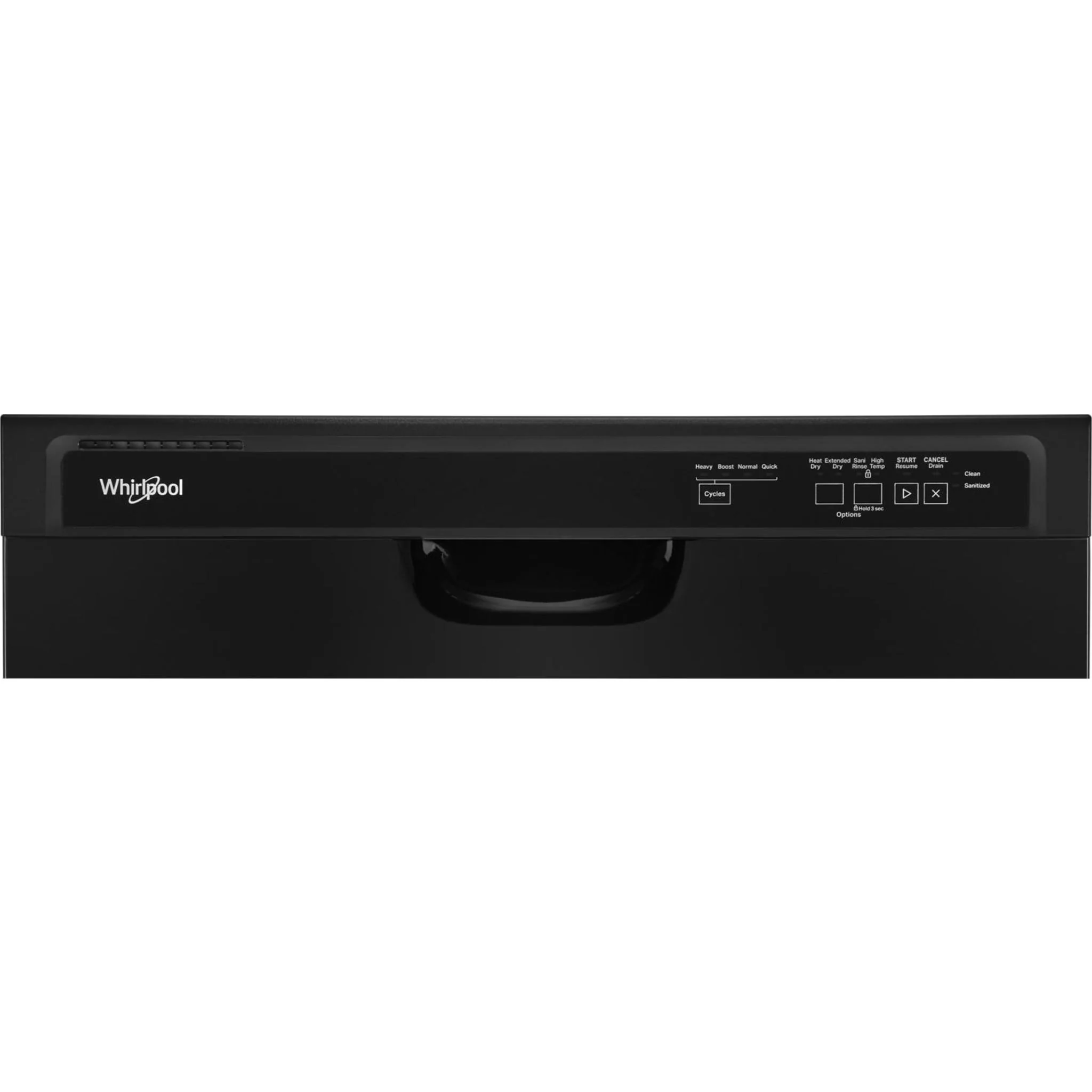 Whirlpool Quiet Dishwasher with Boost Cycle -Black (WDF341PAPB) - Image 5