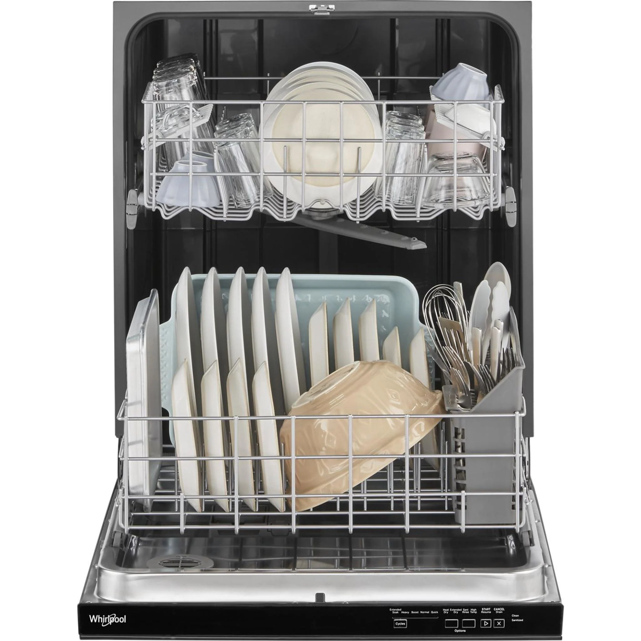 Whirlpool Quiet Dishwasher with Boost Cycle and Pocket Handle -Black (WDP540HAMB) - Image 8