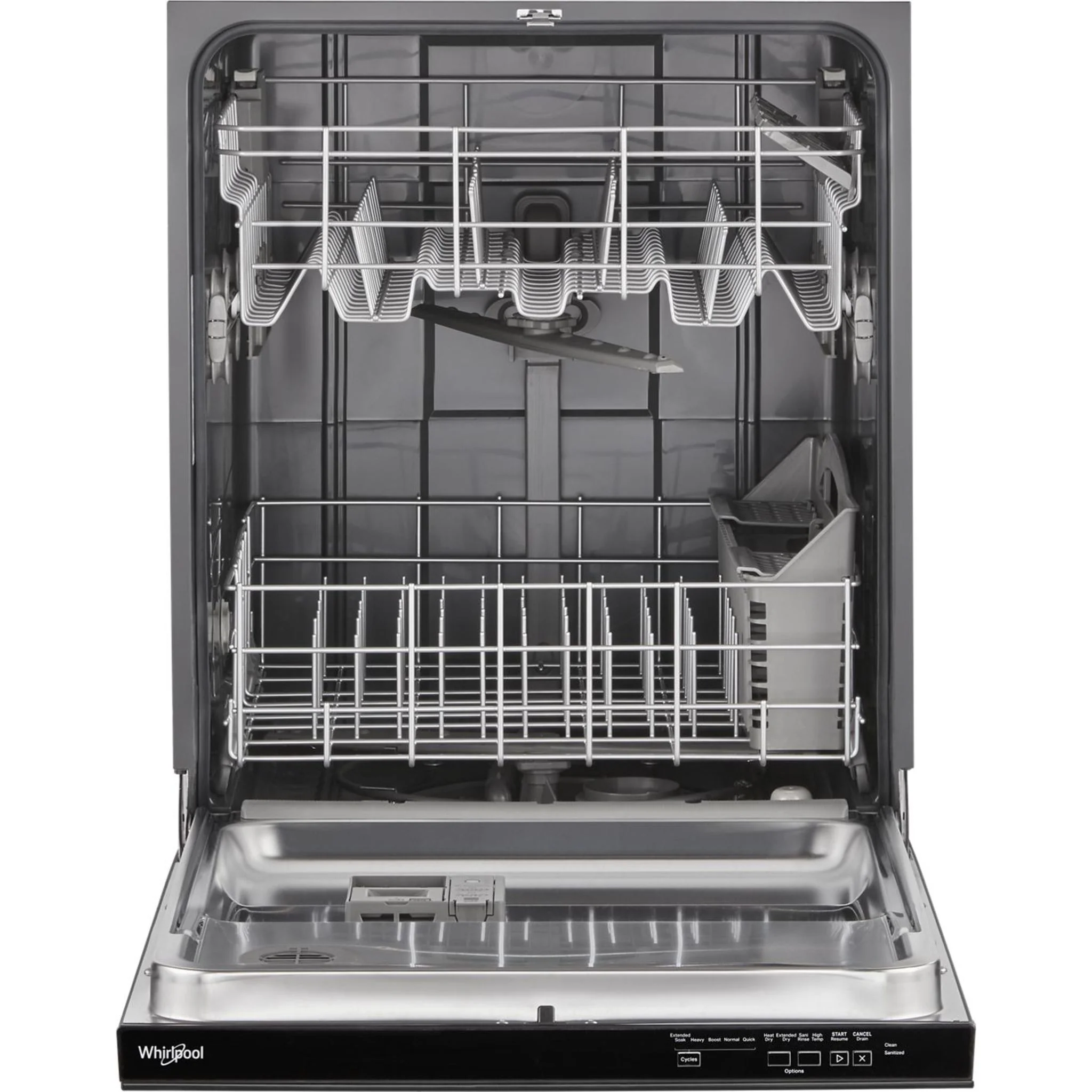 Whirlpool Quiet Dishwasher with Adjustable Upper Rack - Black (WDP560HAMB) - Image 4