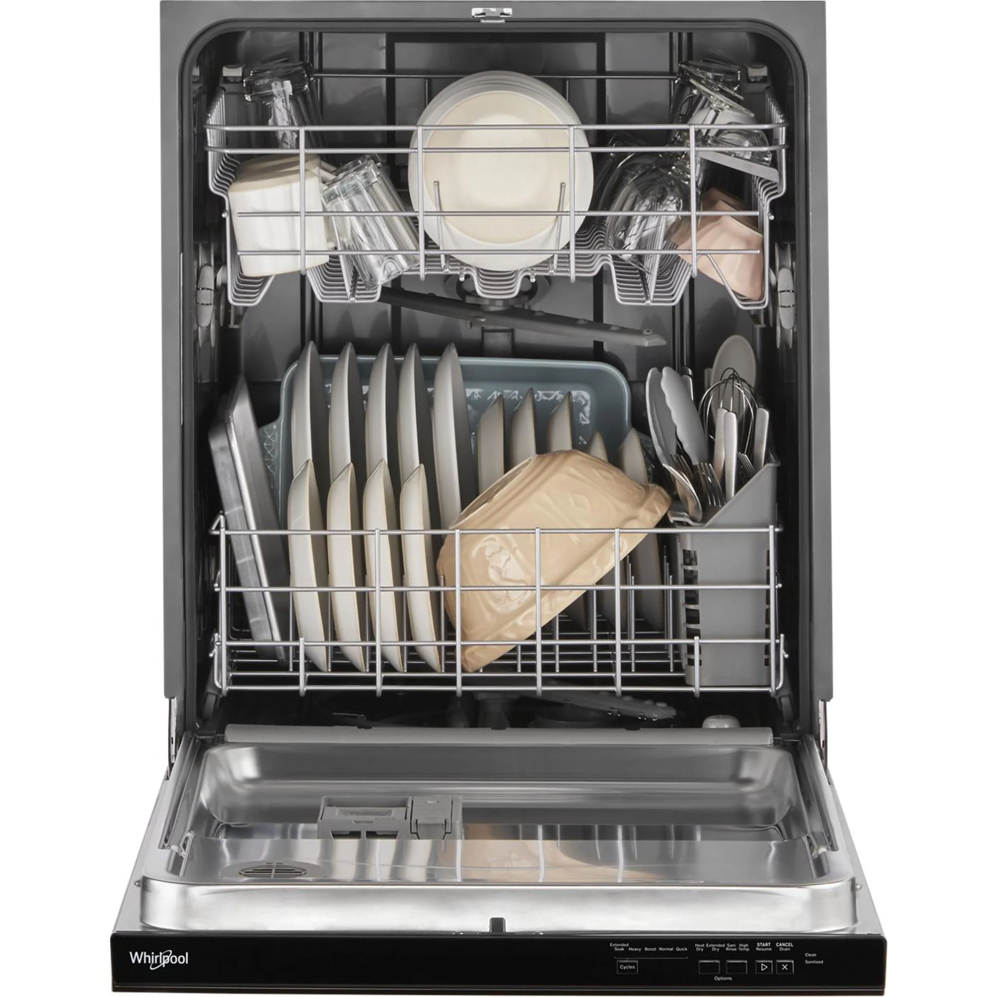Whirlpool Quiet Dishwasher with Adjustable Upper Rack - Black (WDP560HAMB) - Image 5