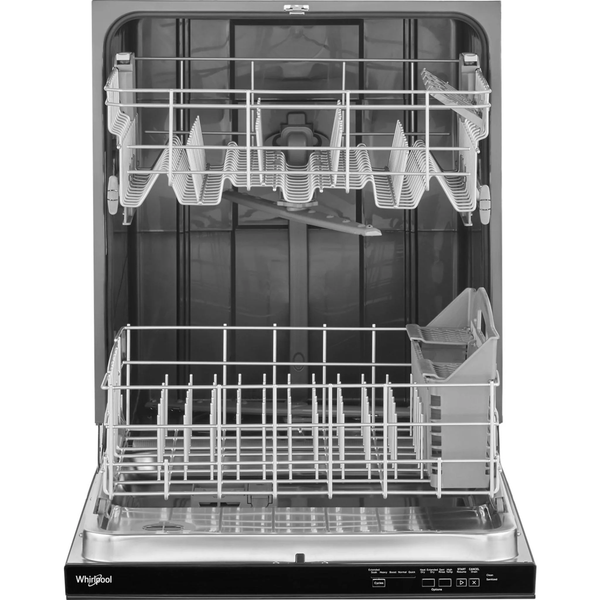 Whirlpool Quiet Dishwasher with Adjustable Upper Rack - Black (WDP560HAMB) - Image 8