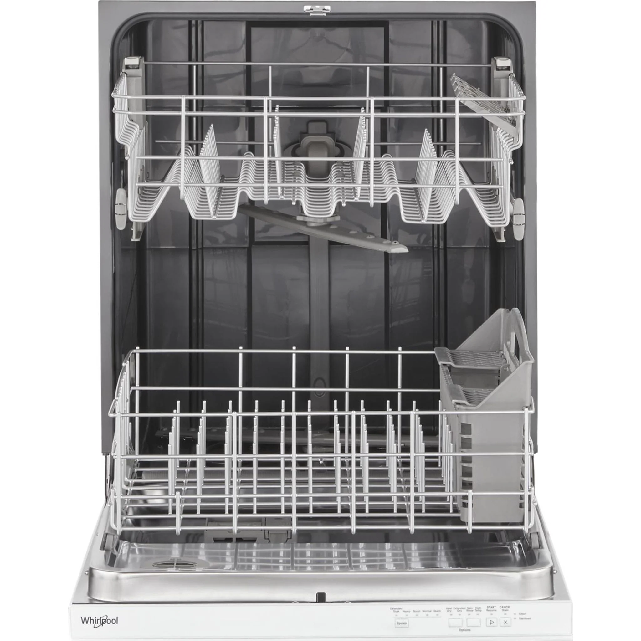 Whirlpool 55 dBA Quiet Dishwasher with Adjustable Upper Rack - White (WDP560HAMW) - Image 6