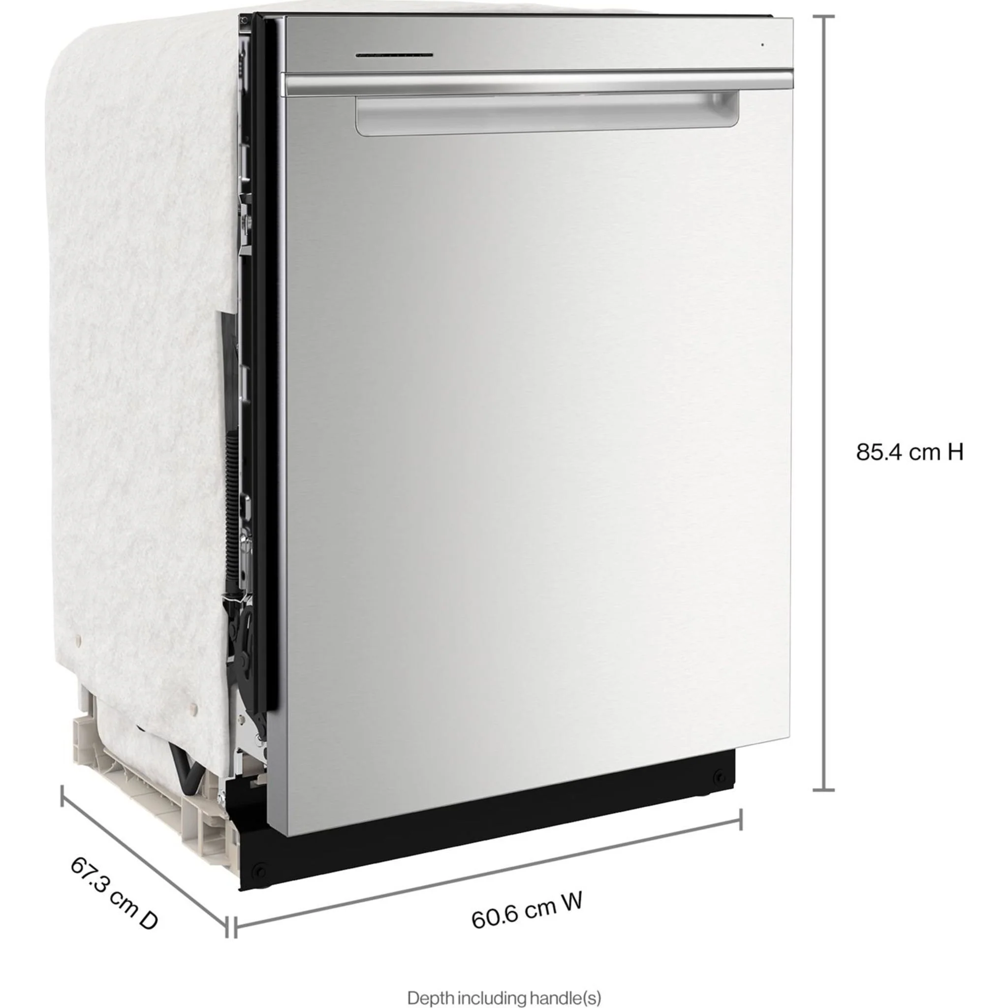 Whirlpool Pocket Handle Dishwasher with 3rd Rack & Large Capacity (WDPA70SAMZ) - Image 16