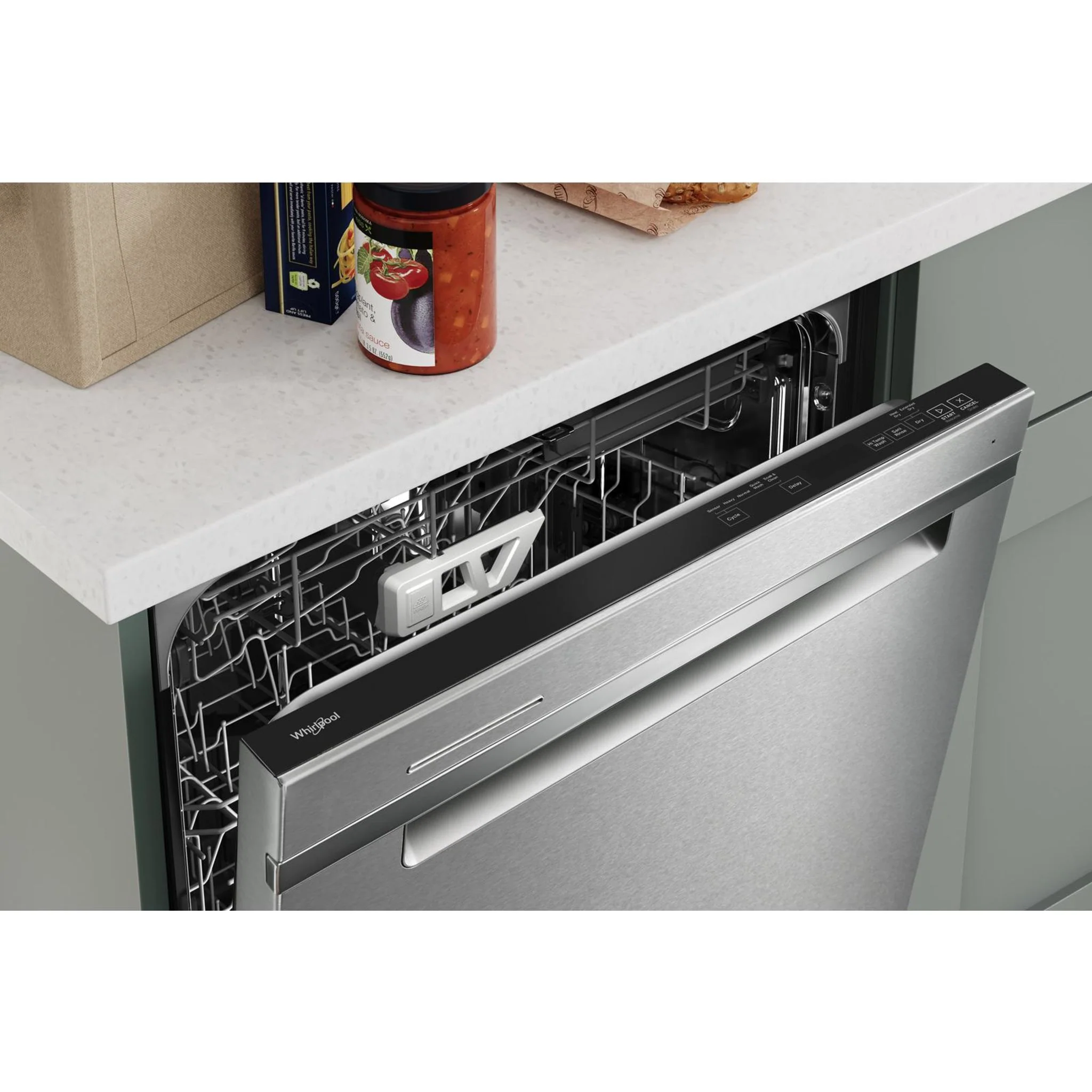 Whirlpool Pocket Handle Dishwasher with 3rd Rack & Large Capacity (WDPA70SAMZ) - Image 7