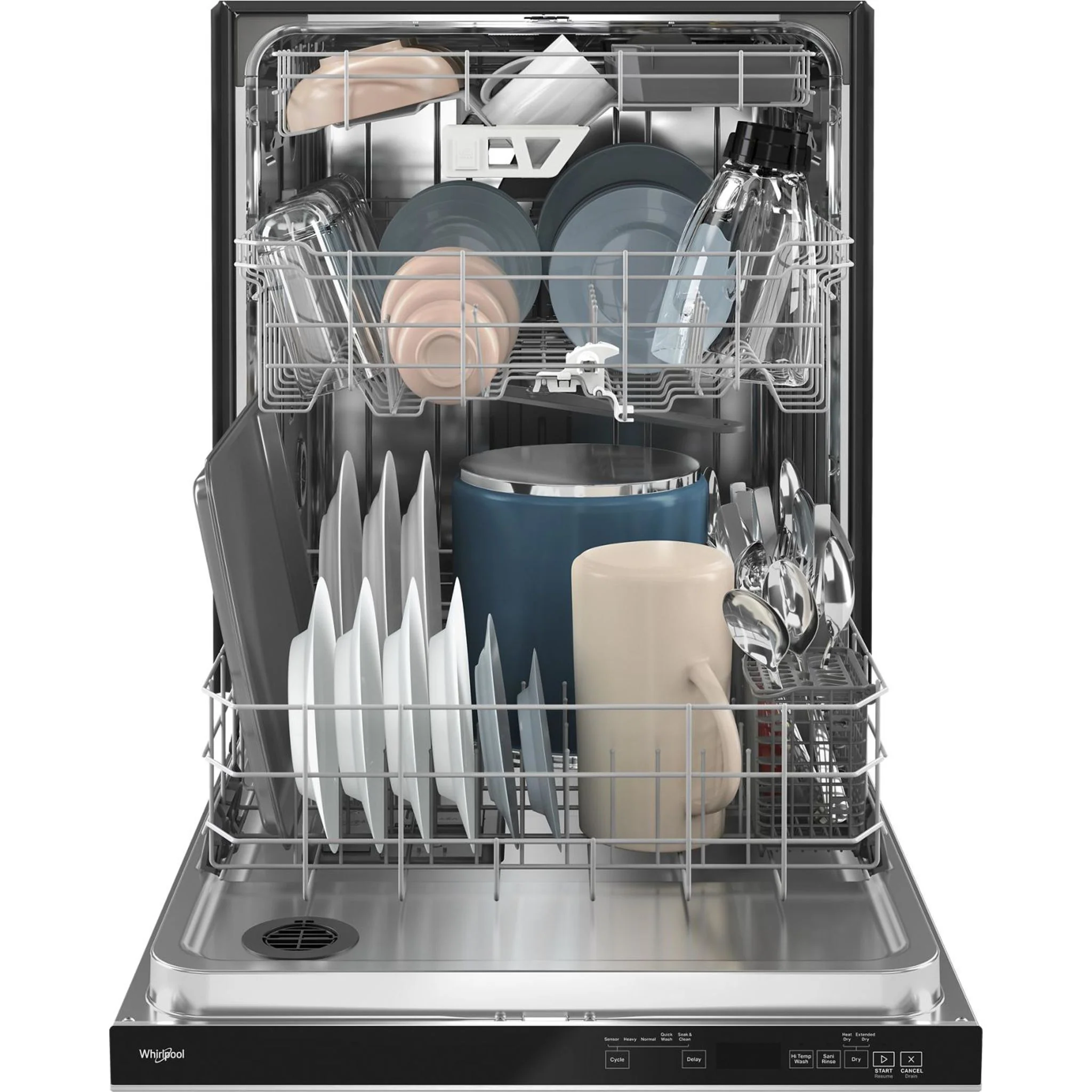 Whirlpool Pocket Handle Dishwasher with 3rd Rack & Large Capacity (WDPA70SAMZ) - Image 9