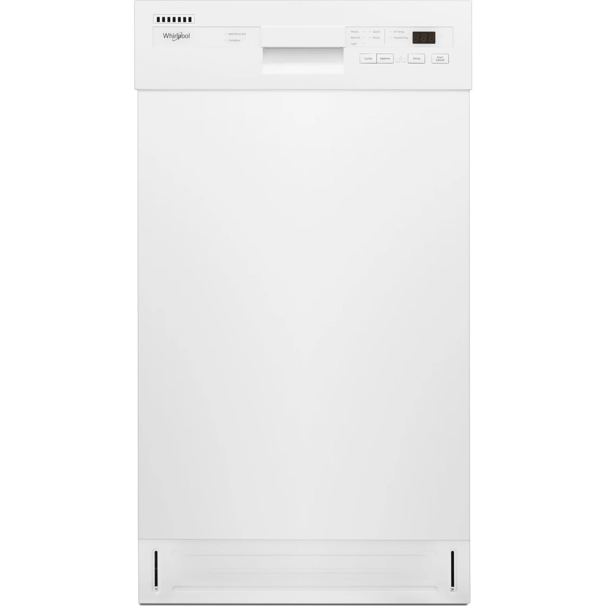 Whirlpool Small-Space Compact Dishwasher with Stainless Steel Tub -White (WDPS5118PW) - Image 10
