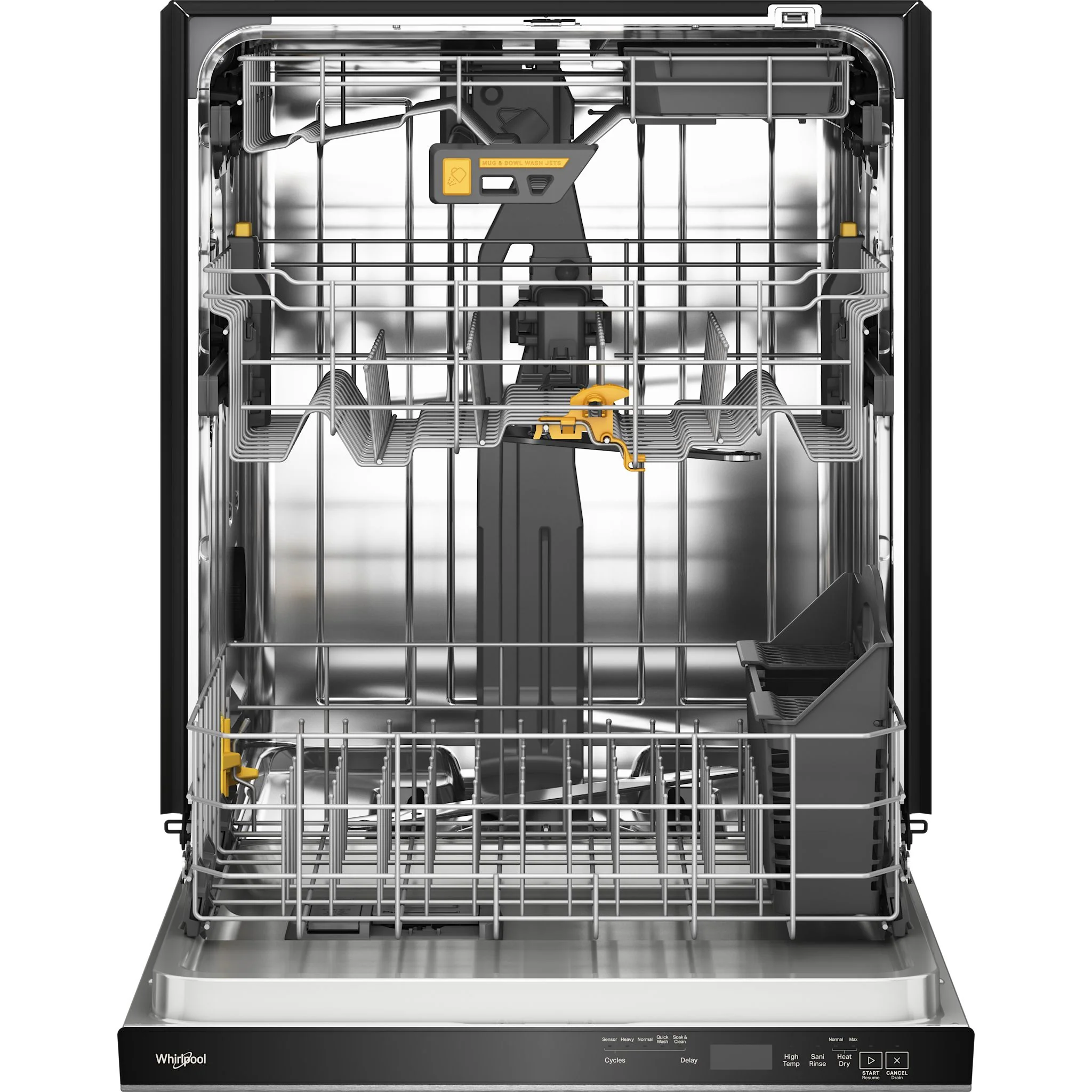 Whirlpool 24-Inch Dishwasher with Total Coverage Wash Action and Auto Open Air Dry in Fingerprint Resistant Stainless Steel -FG Stainless Steel (WDPS8024SZ) - Image 4