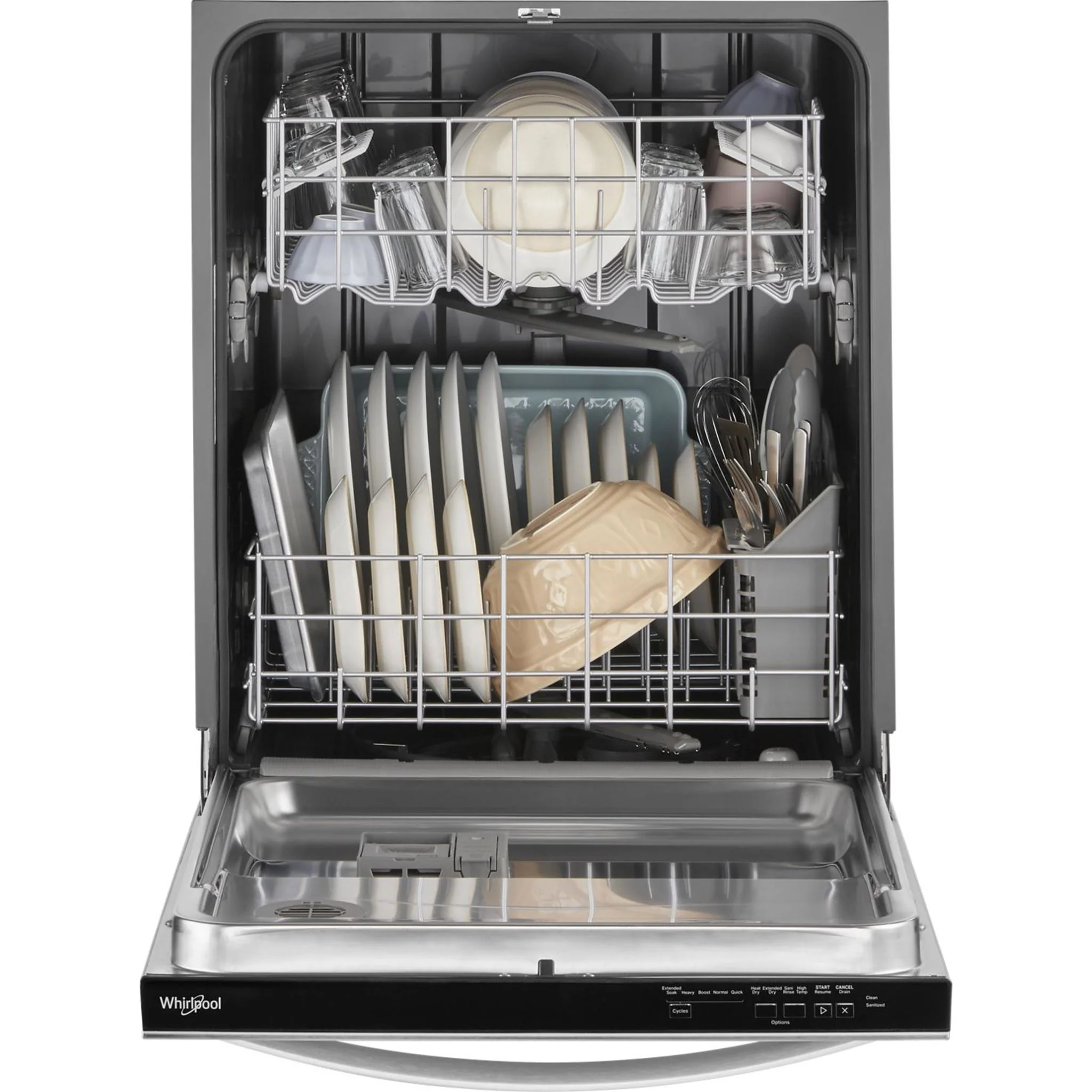 Whirlpool 24"  Dishwasher with Boost Cycle and Triple Filtration Wash - 55dBA -Stainless Steel (WDT540HAMZ) - Image 10