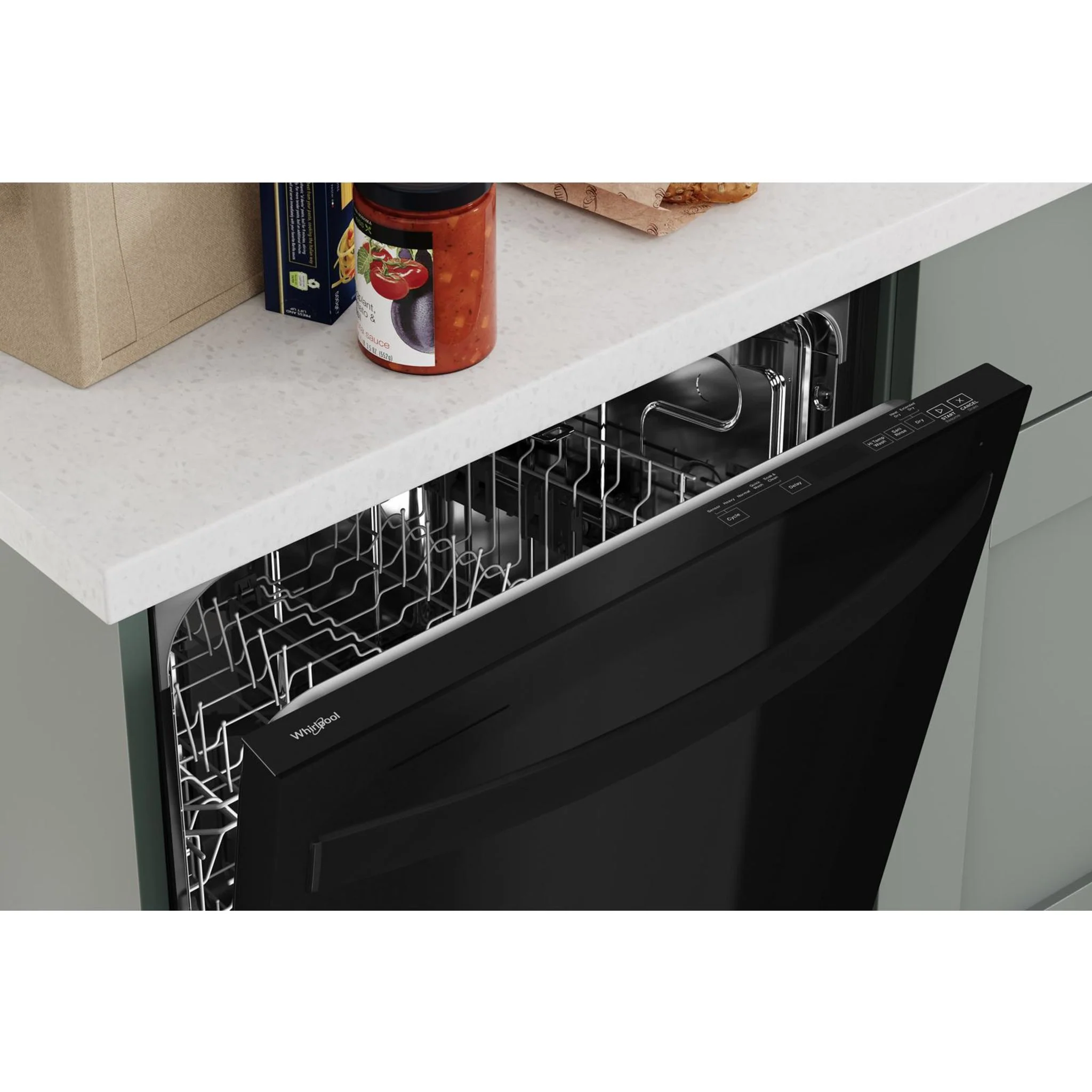 Whirlpool 24-Inch Dishwasher with AI Intelligent Wash and Tall Top Rack -Black (WDT740SALB) - Image 10