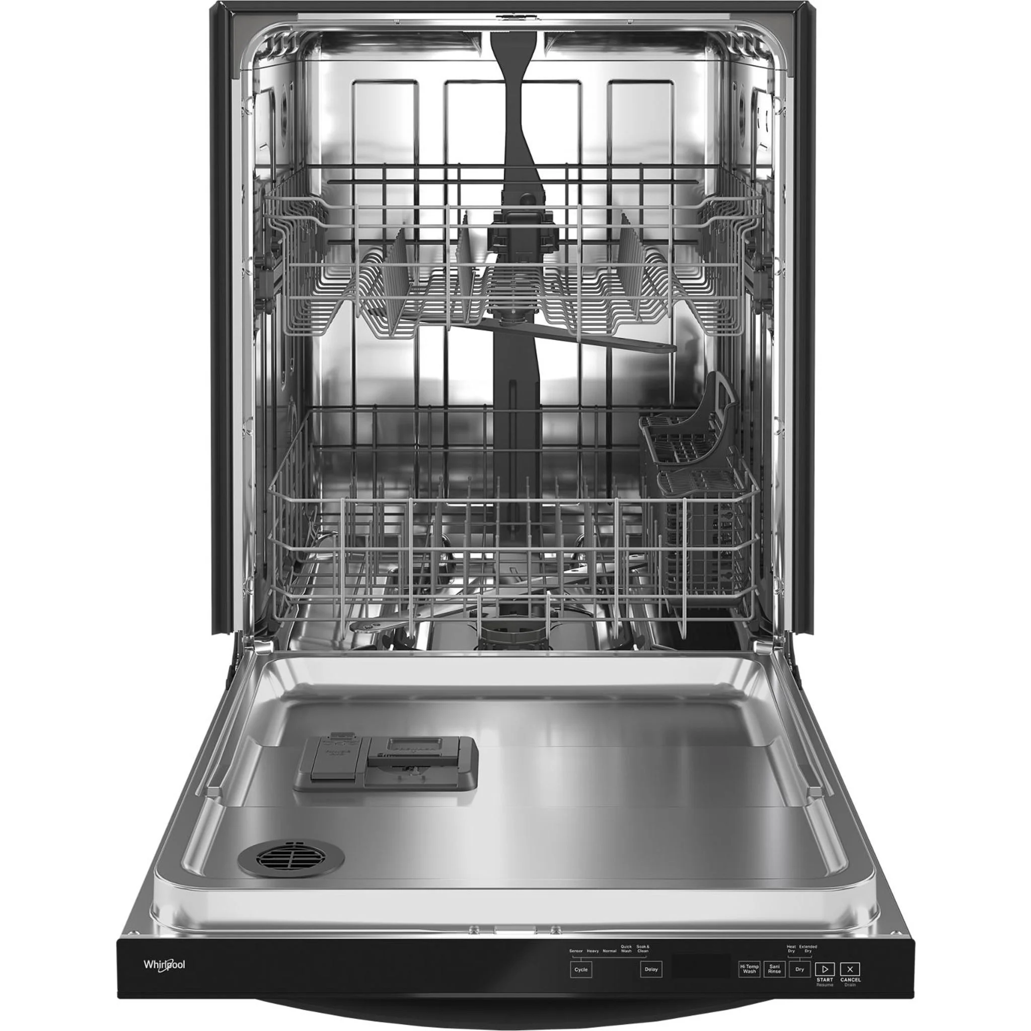 Whirlpool 24-Inch Dishwasher with AI Intelligent Wash and Tall Top Rack -Black (WDT740SALB) - Image 14