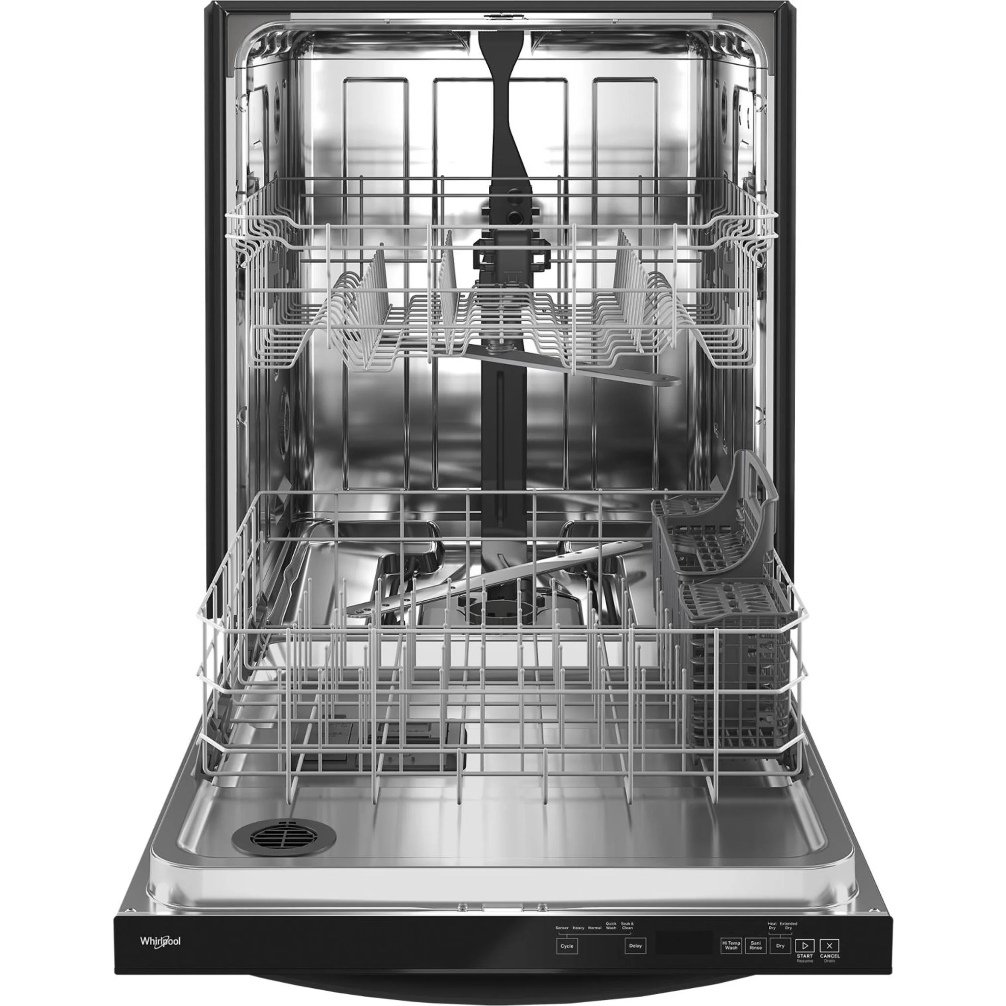 Whirlpool 24-Inch Dishwasher with AI Intelligent Wash and Tall Top Rack -Black (WDT740SALB) - Image 41