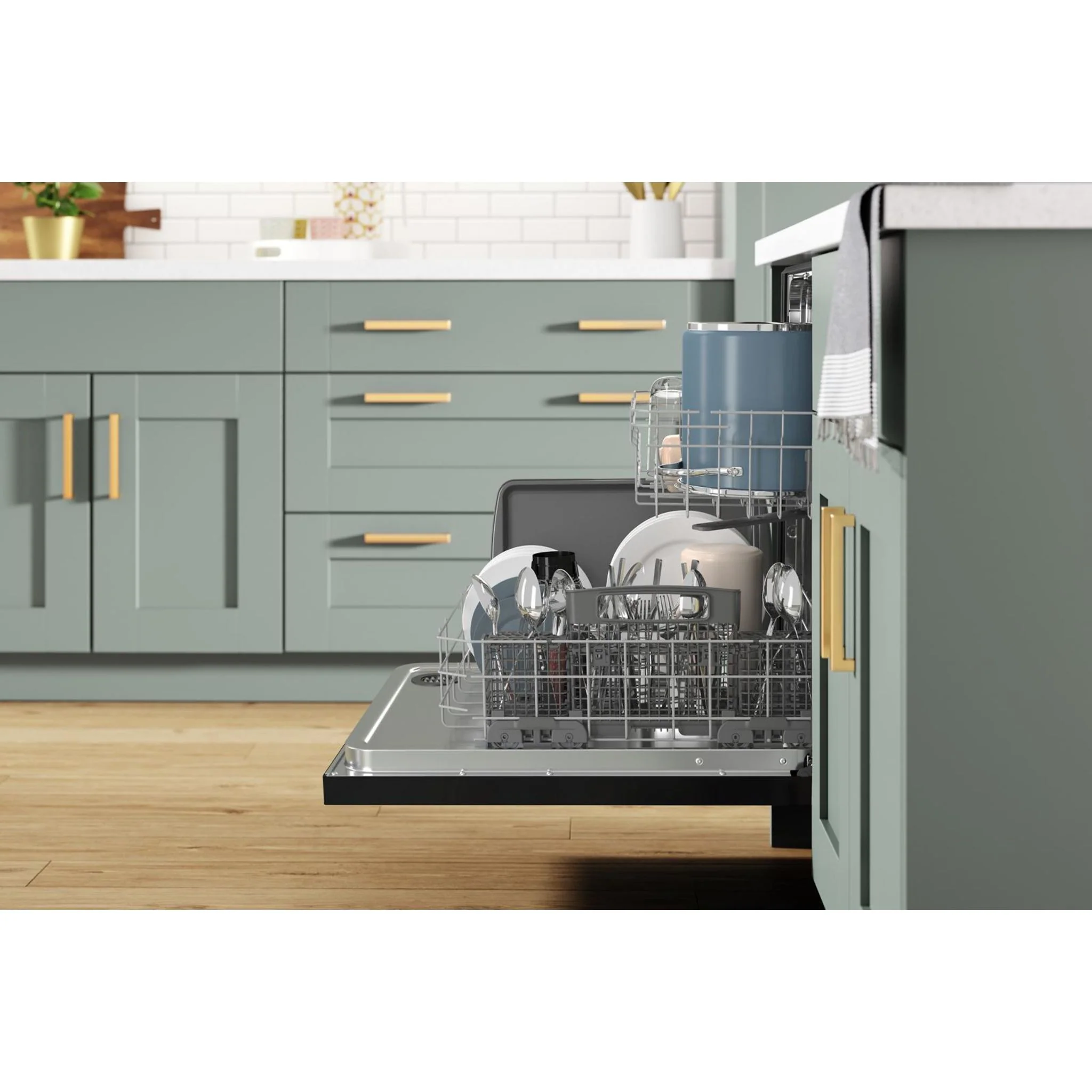 Whirlpool 24-Inch Dishwasher with AI Intelligent Wash and Tall Top Rack -Black (WDT740SALB) - Image 46
