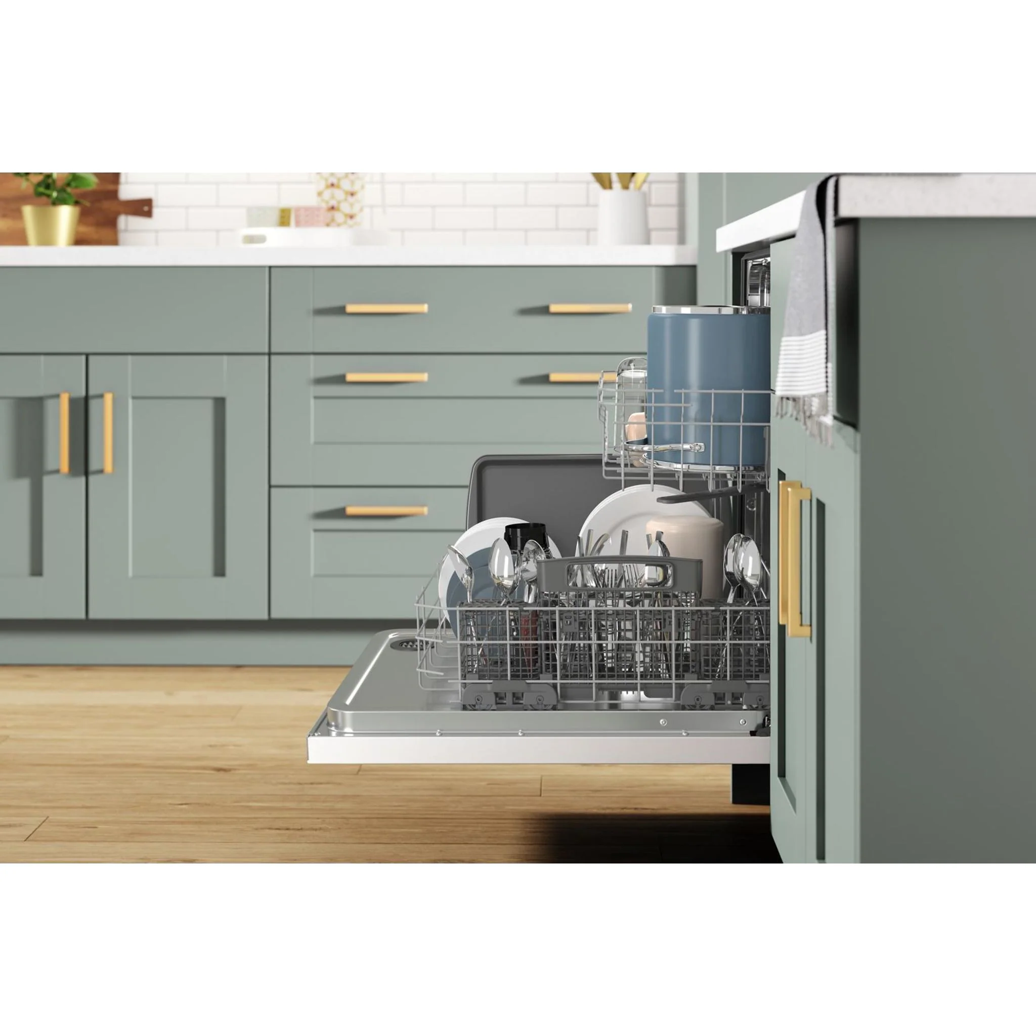 Whirlpool 24-Inch Dishwasher with AI Intelligent Wash and Tall Top Rack -White (WDT740SALW) - Image 37