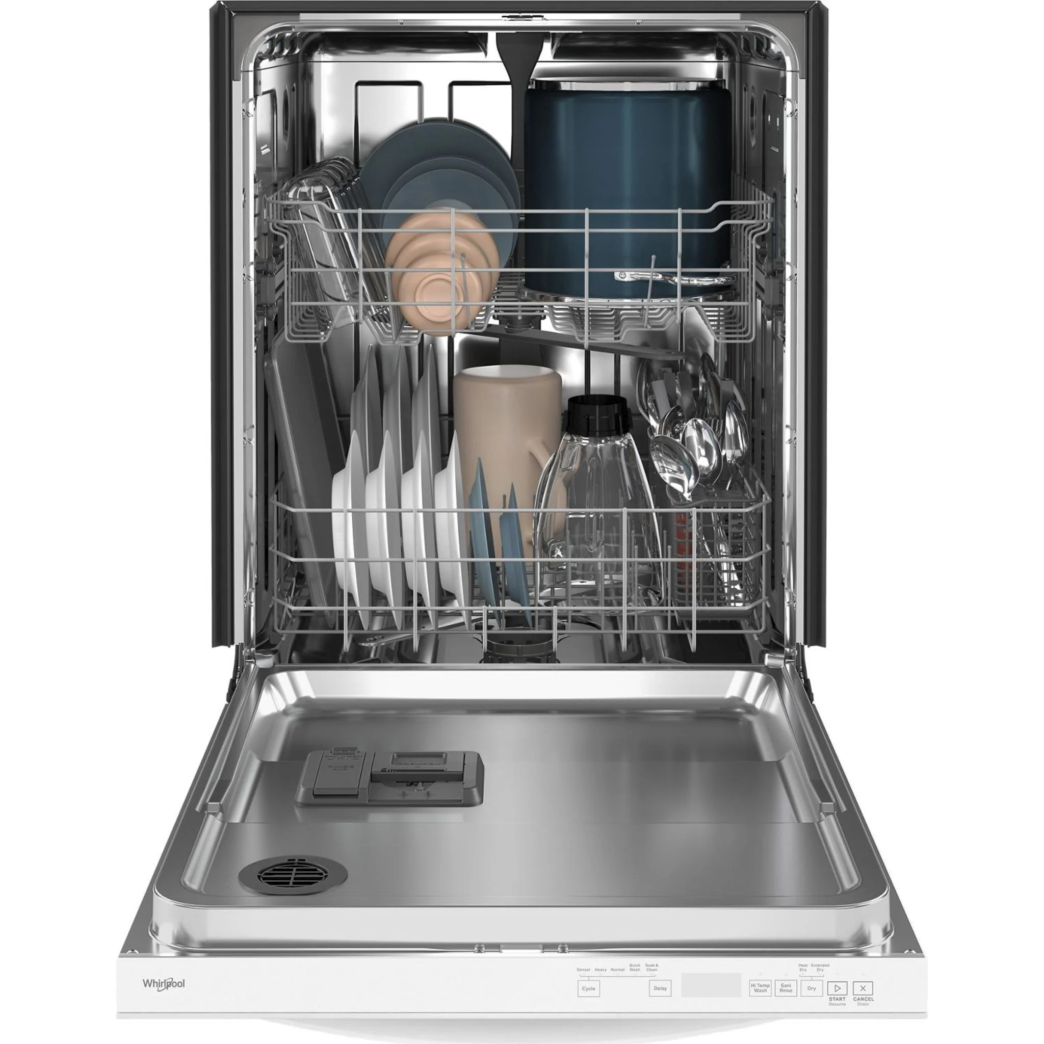 Whirlpool 24-Inch Dishwasher with AI Intelligent Wash and Tall Top Rack -White (WDT740SALW) - Image 38