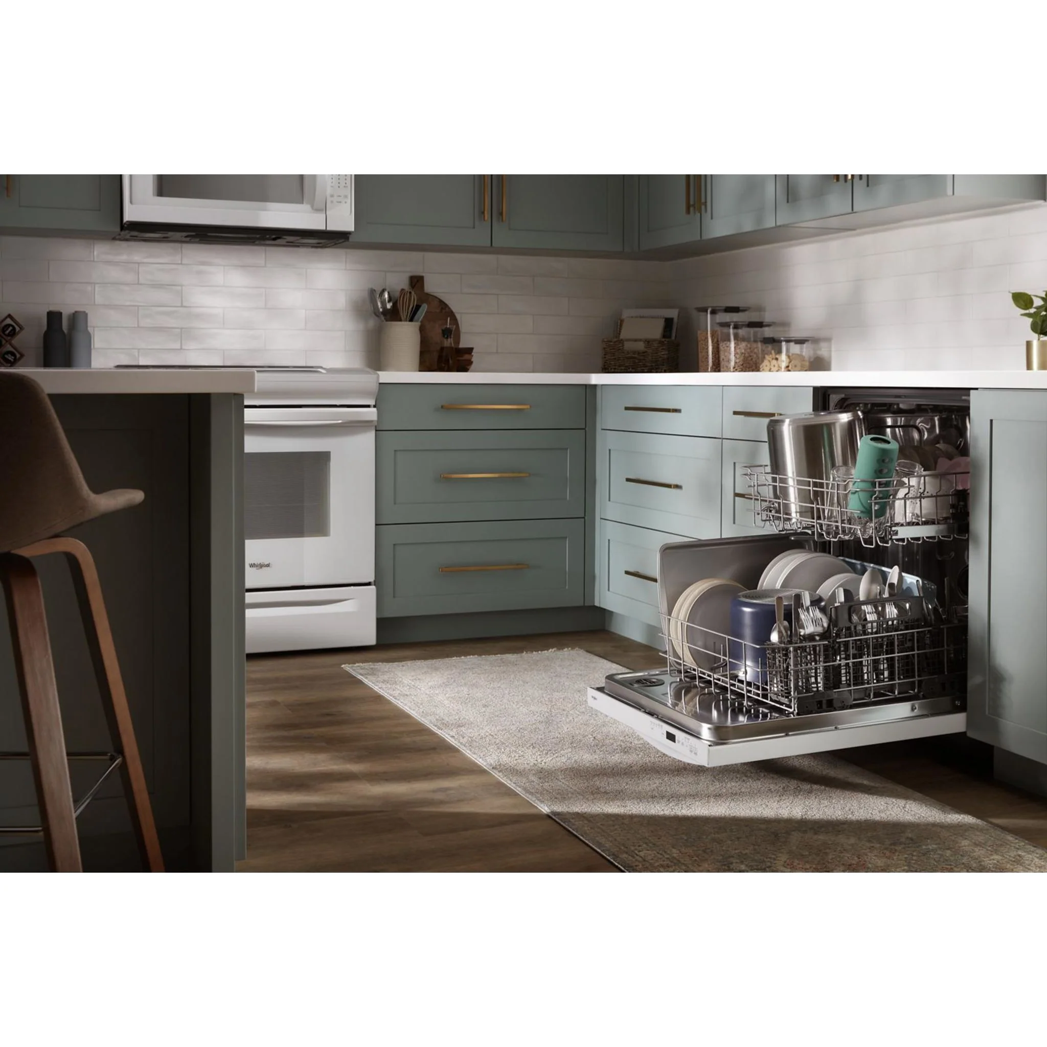 Whirlpool 24-Inch Dishwasher with AI Intelligent Wash and Tall Top Rack -White (WDT740SALW) - Image 45