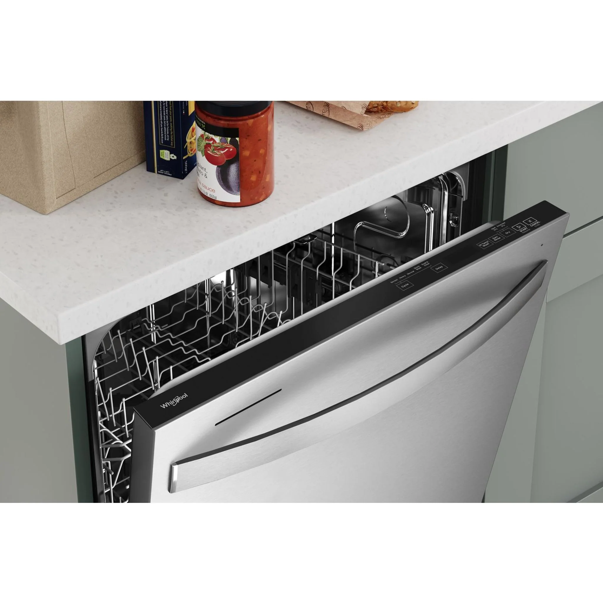 Whirlpool 24-Inch Stainless Steel Dishwasher with AI Intelligent Wash and Tall Top Rack -Stainless Steel (WDT740SALZ) - Image 14