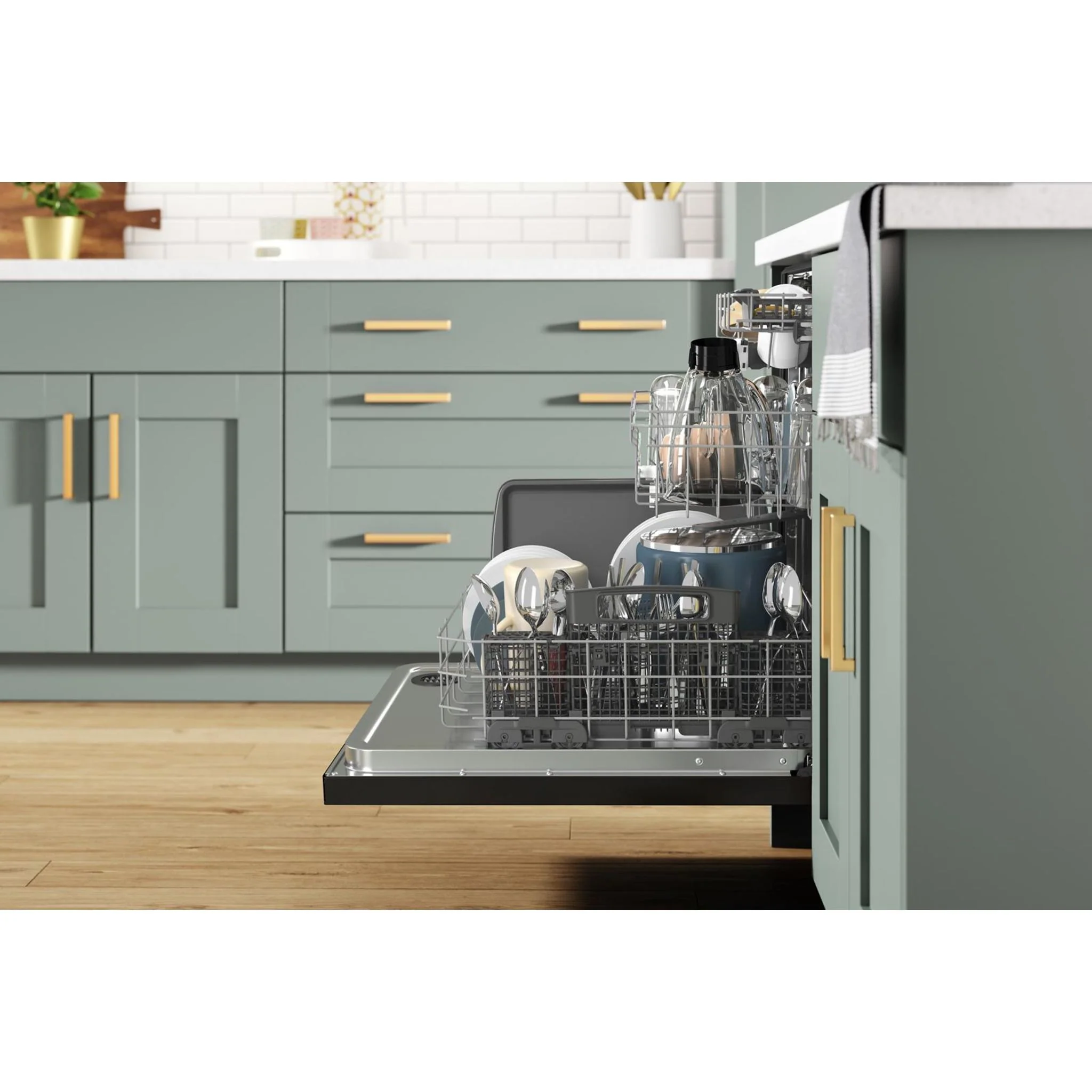 Whirlpool Fingerprint Resistant Large Capacity Dishwasher with 3rd Rack - Print Resist Blk Stnlss (WDT970SAKV) - Image 14