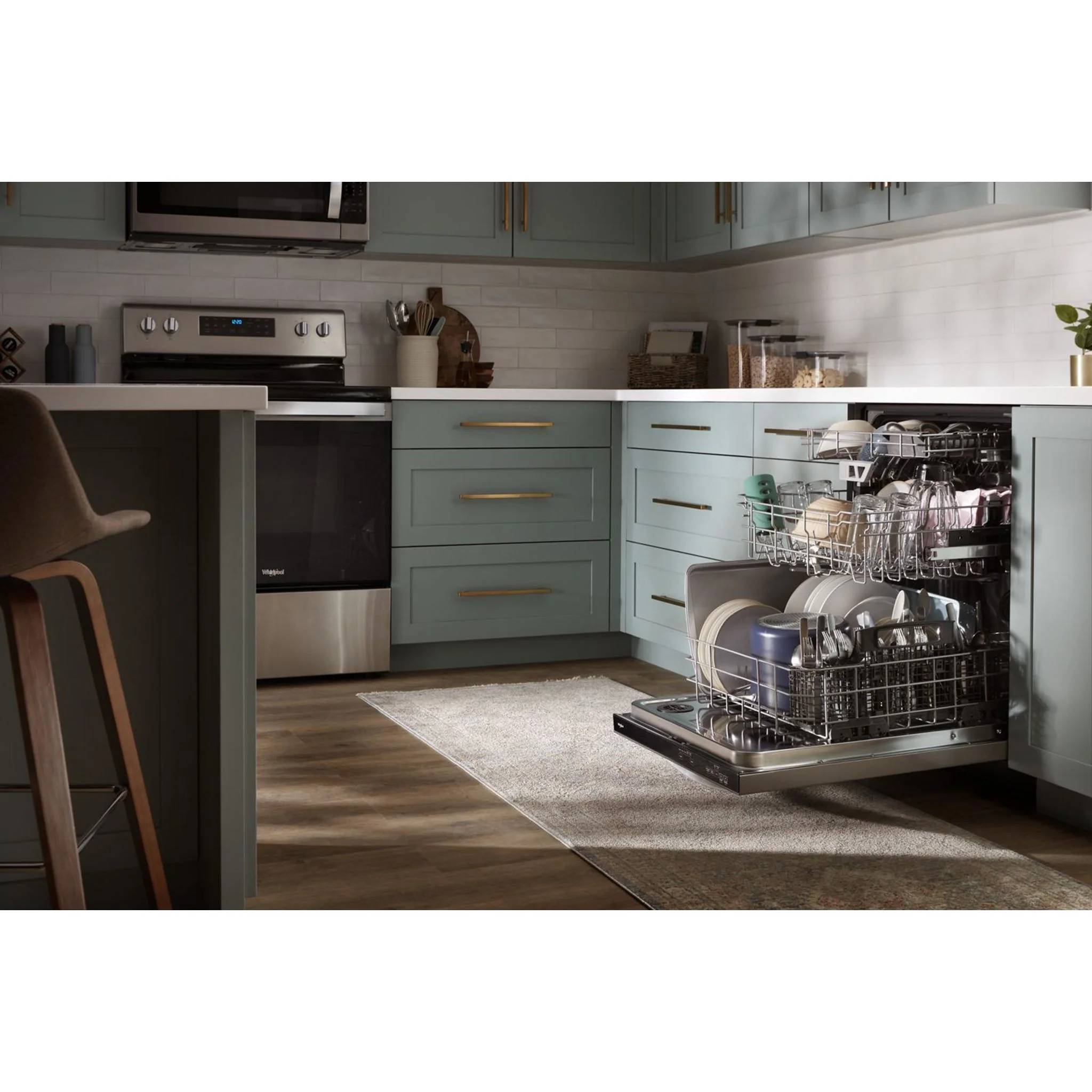 Whirlpool Fingerprint Resistant Large Capacity Dishwasher with 3rd Rack - Stainless Steel (WDT970SAKZ) - Image 18