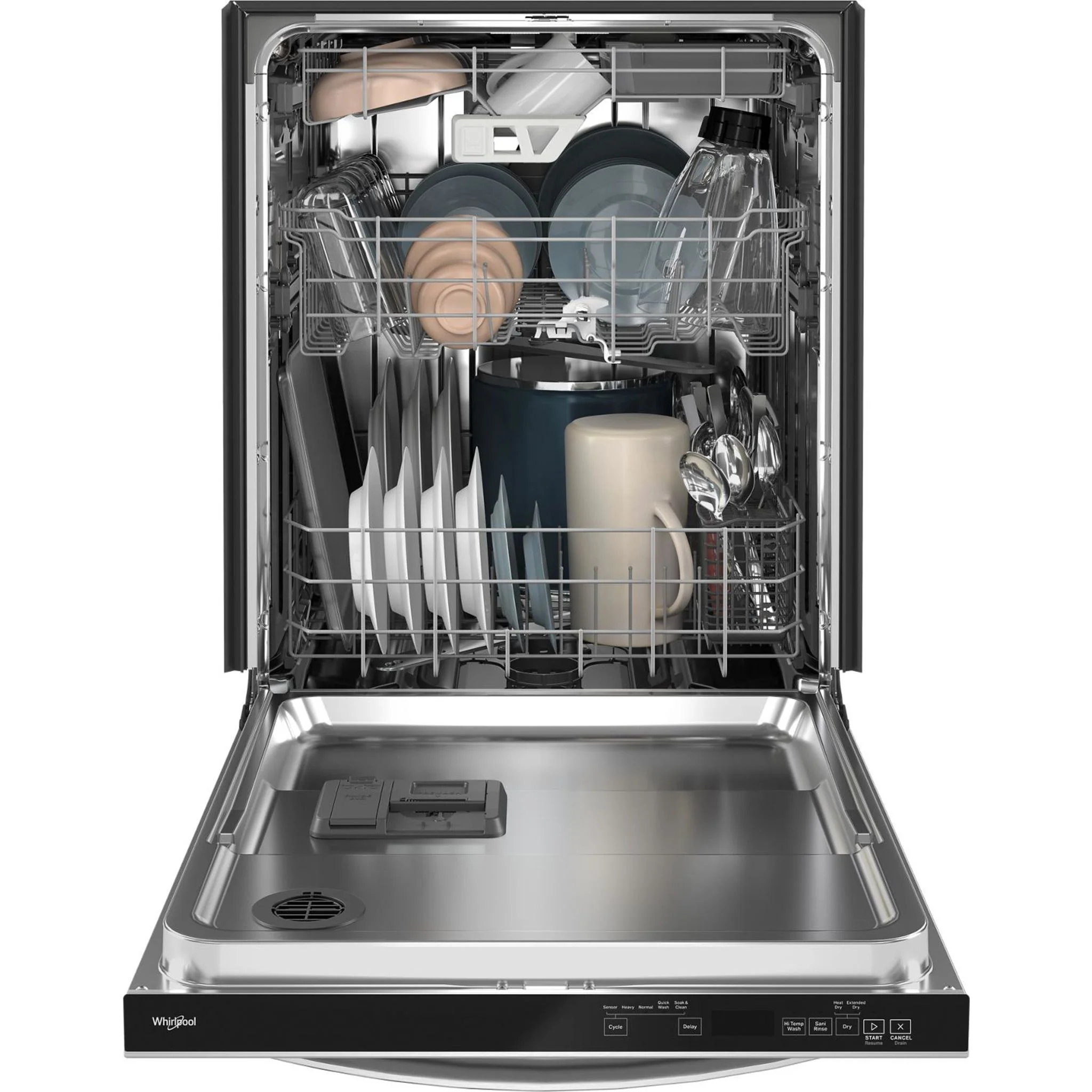 Whirlpool Fingerprint Resistant Large Capacity Dishwasher with 3rd Rack - Stainless Steel (WDT970SAKZ) - Image 19