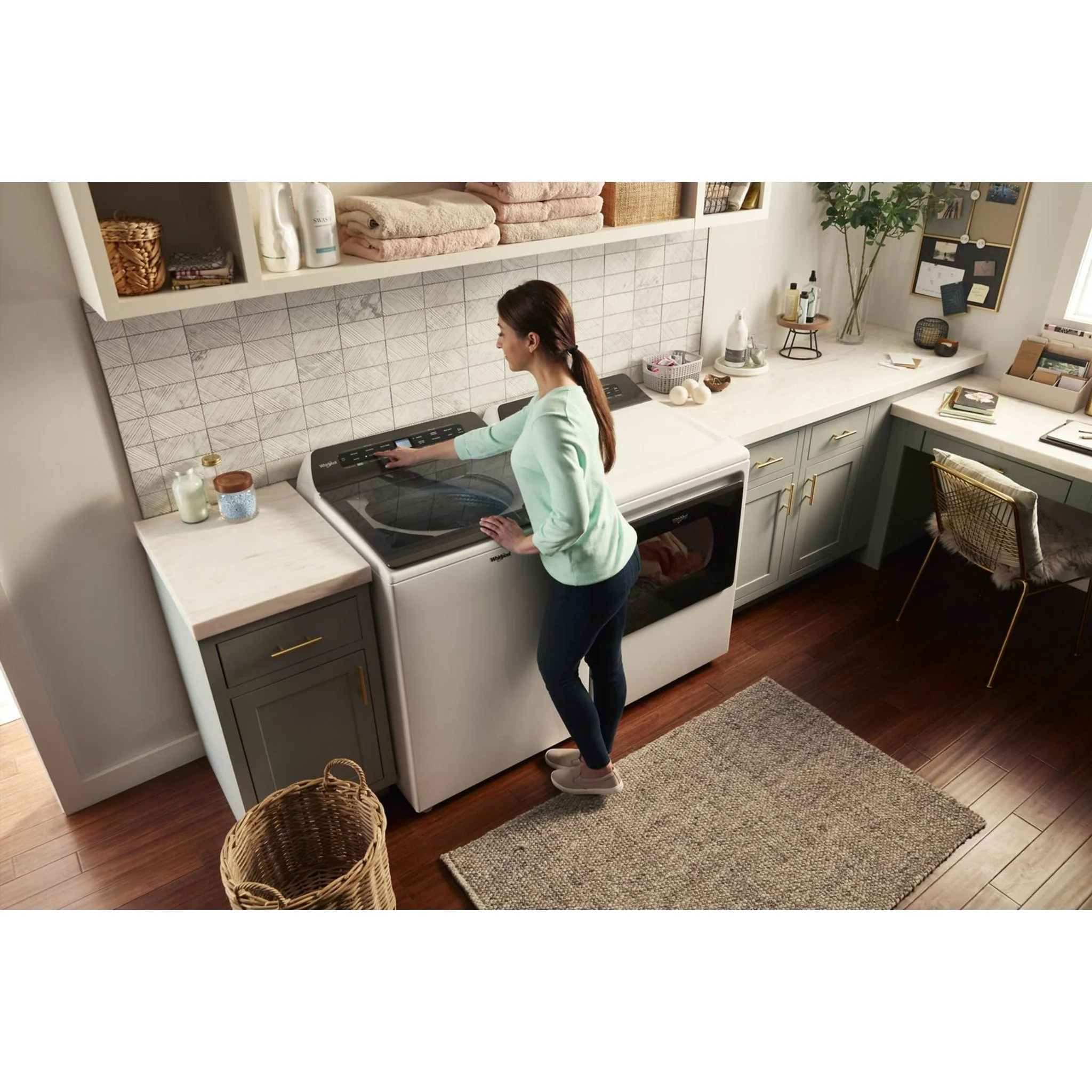 Whirlpool 7.4 cu. ft. Smart Top Load Electric Dryer (YWED6120HW) - Image 27
