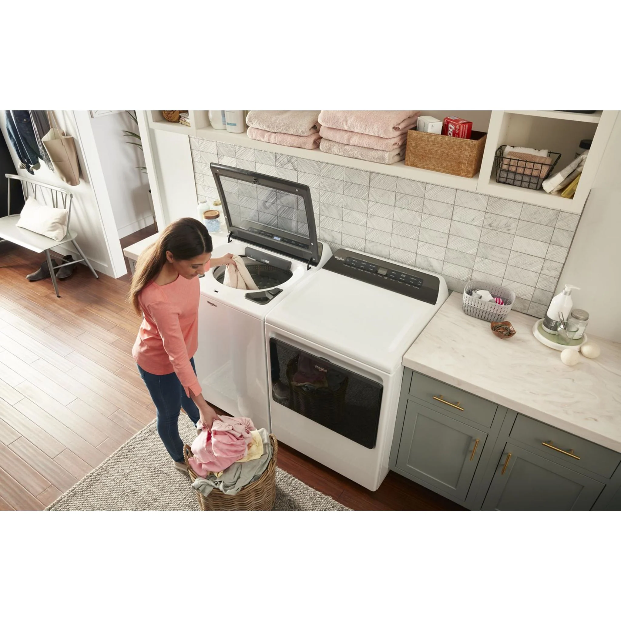 Whirlpool 7.4 cu. ft. Smart Top Load Electric Dryer (YWED6120HW) - Image 32
