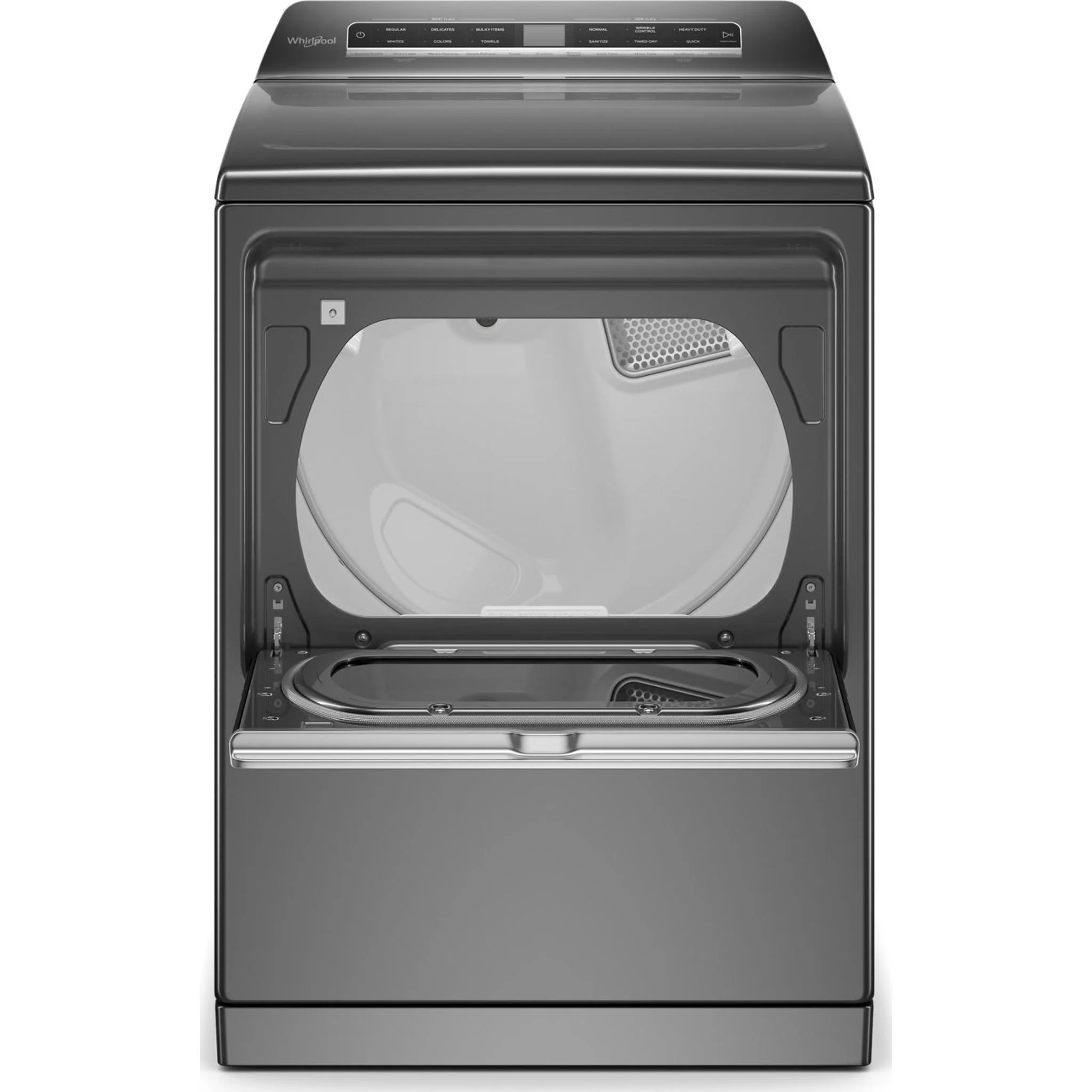 Whirlpool 7.4 cu. ft. Smart Top Load Electric Dryer -Chrome Shadow (YWED7120HC) - Image 22