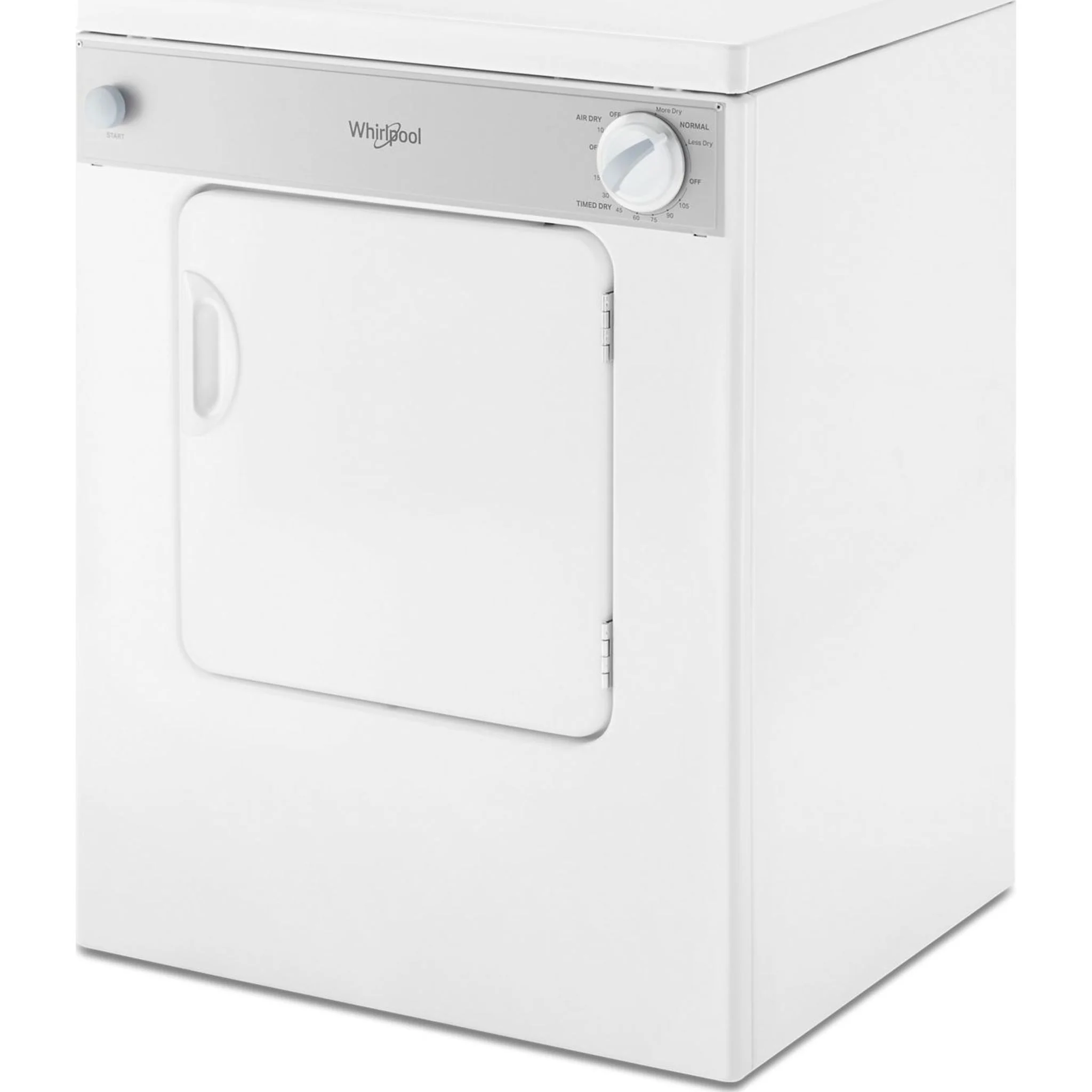 Whirlpool 3.4 cu.ft. Compact Electric Dryer with AccuDryDrying System -White-on-White (LDR3822PQ) - Image 11