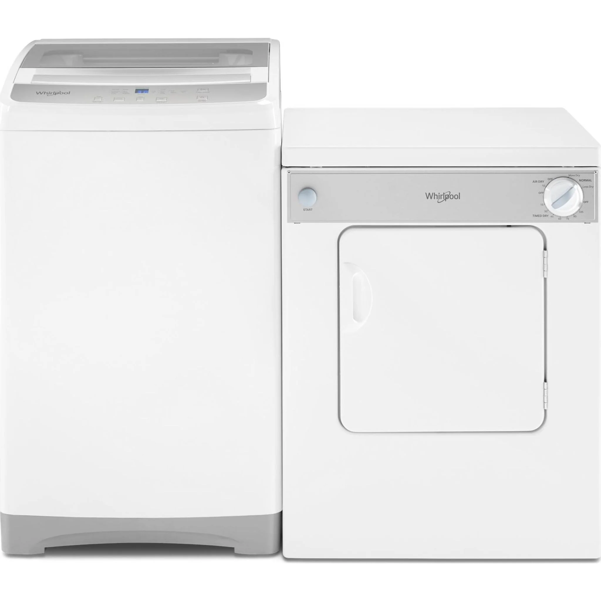 Whirlpool 3.4 cu.ft. Compact Electric Dryer with AccuDryDrying System -White-on-White (LDR3822PQ) - Image 16