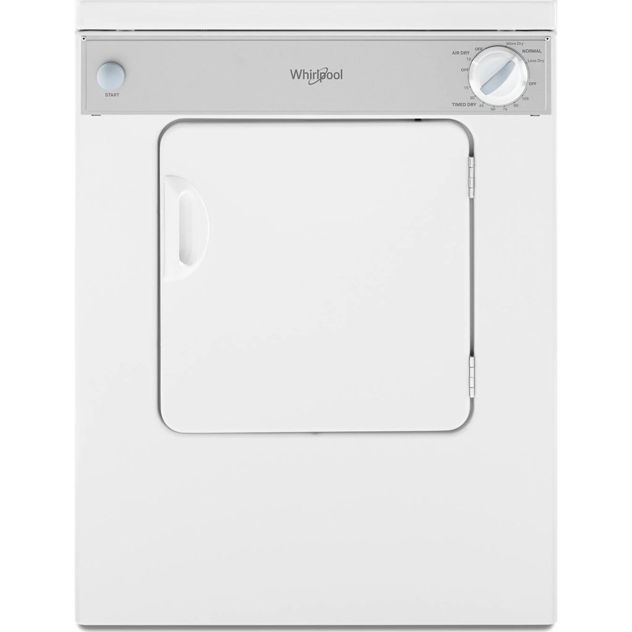Whirlpool 3.4 cu.ft. Compact Electric Dryer with AccuDryDrying System -White-on-White (LDR3822PQ) - Image 18