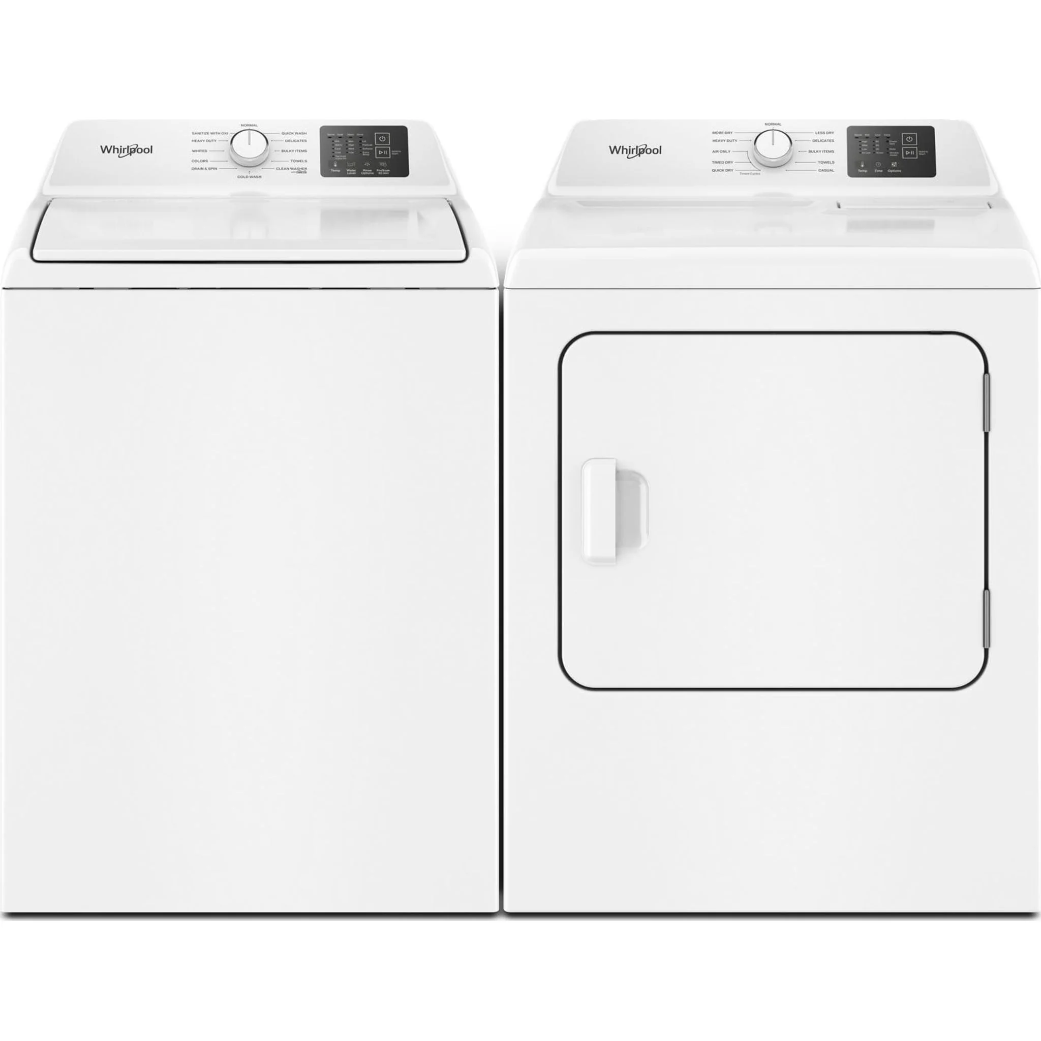 Whirlpool 7.0 cu. ft. Gas Dryer with Adaptive Dry - Vented Top Load Matching -White (WGD4105SW) - Image 15