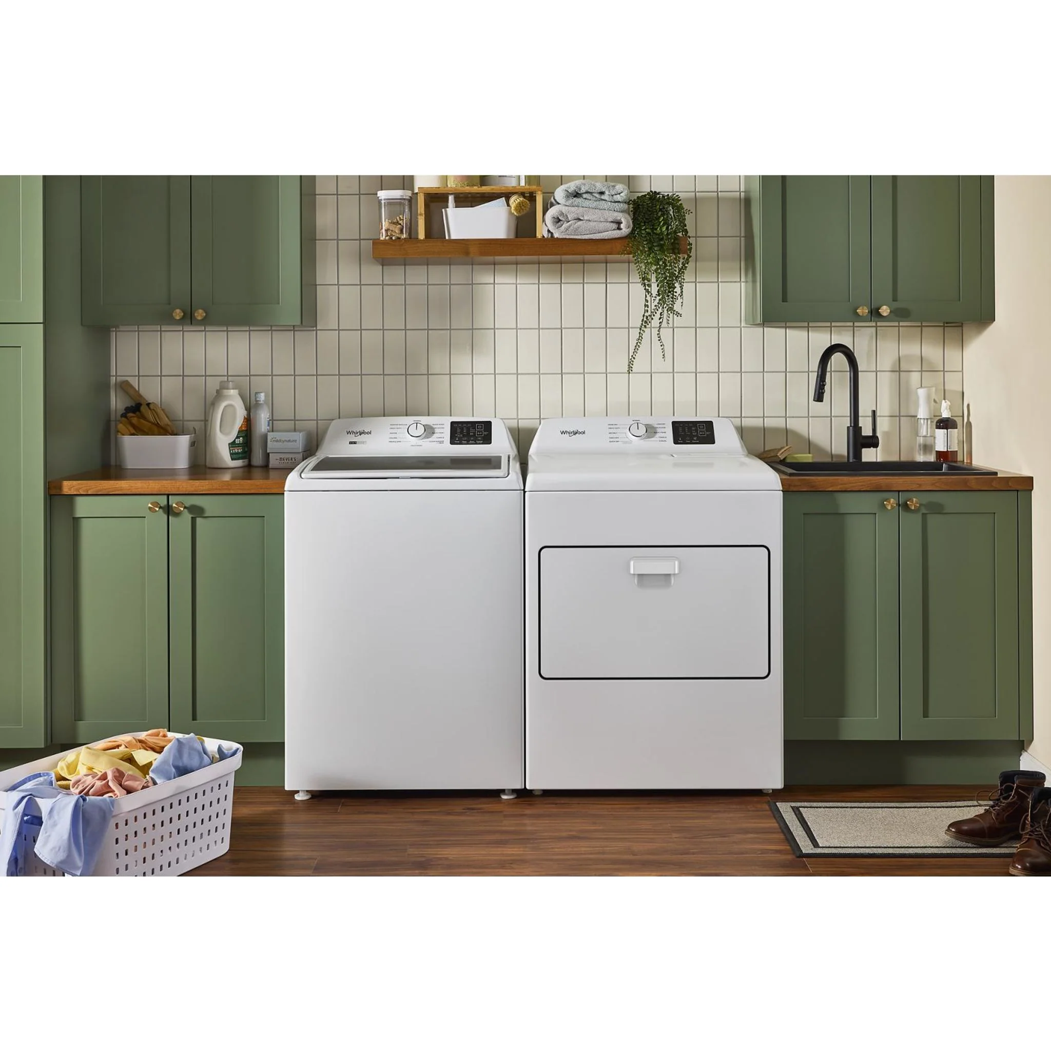 Whirlpool 7.0 cu. ft. Gas Dryer with Adaptive Dry - Vented Top Load Matching -White (WGD4105SW) - Image 7