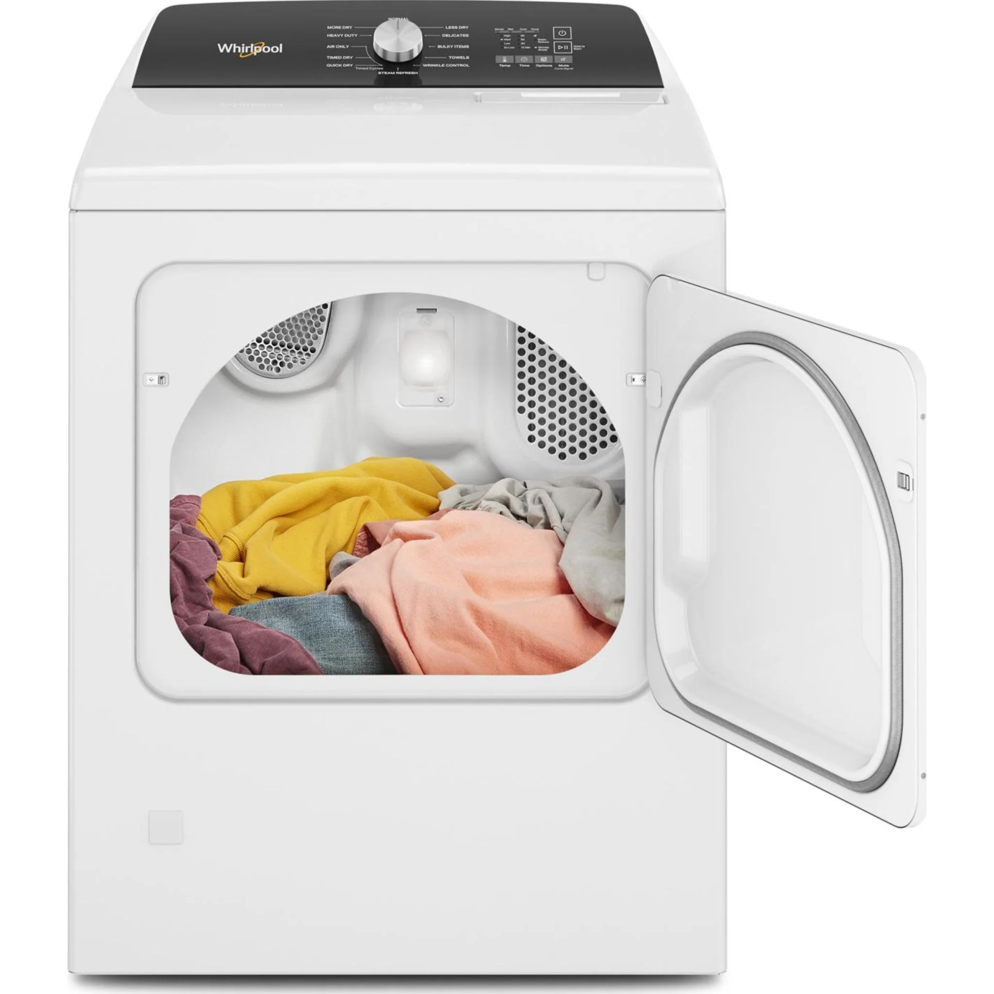 Whirlpool 7.0 Cu. Ft. Top Load Gas Moisture Sensing Dryer with Steam -White (WGD5050LW) - Image 28