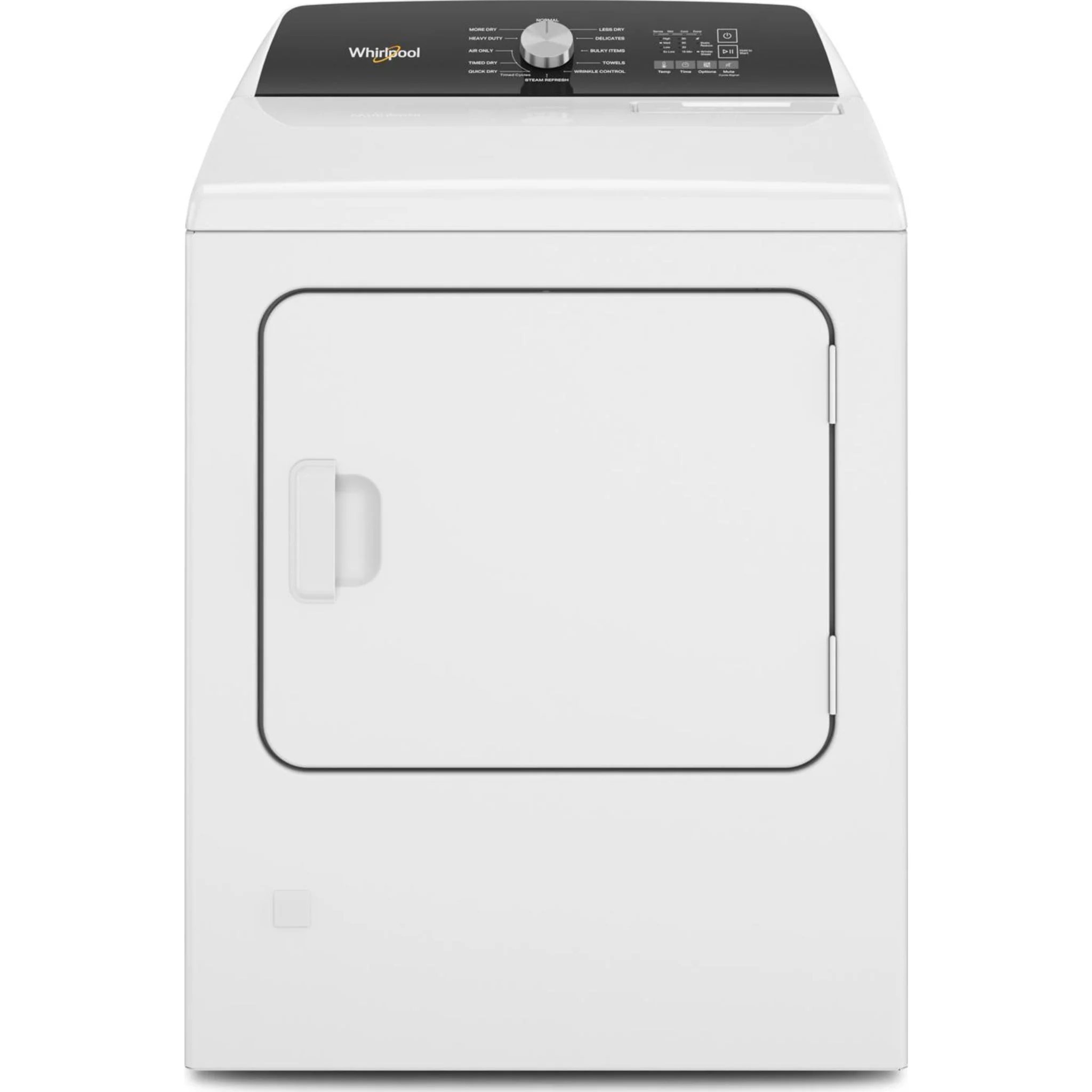 Whirlpool 7.0 Cu. Ft. Top Load Gas Moisture Sensing Dryer with Steam -White (WGD5050LW) - Image 7