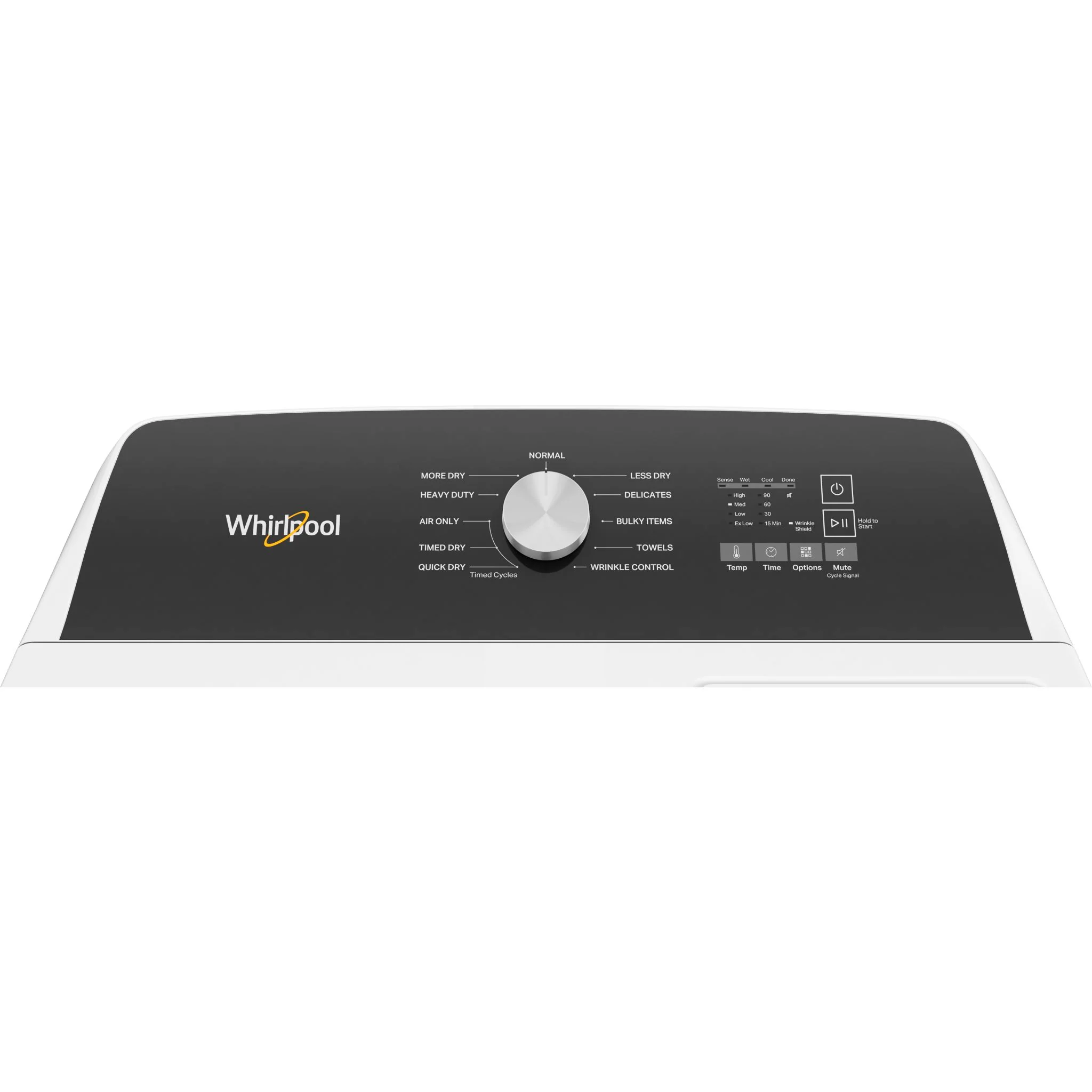 Whirlpool 7.0 Cu. Ft. Top Load Electric Moisture Sensing Dryer -White (YWED5010LW) - Image 6