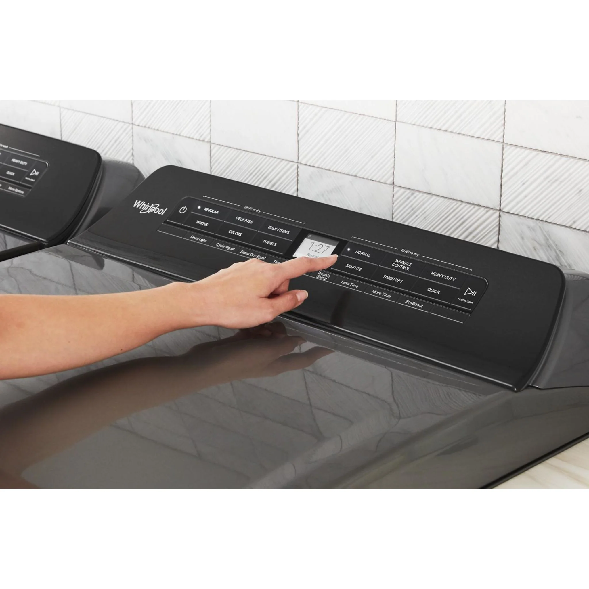 Whirlpool 7.4 cu. ft. Top Load Electric Dryer with Intuitive Controls (YWED5100HC) - Image 7