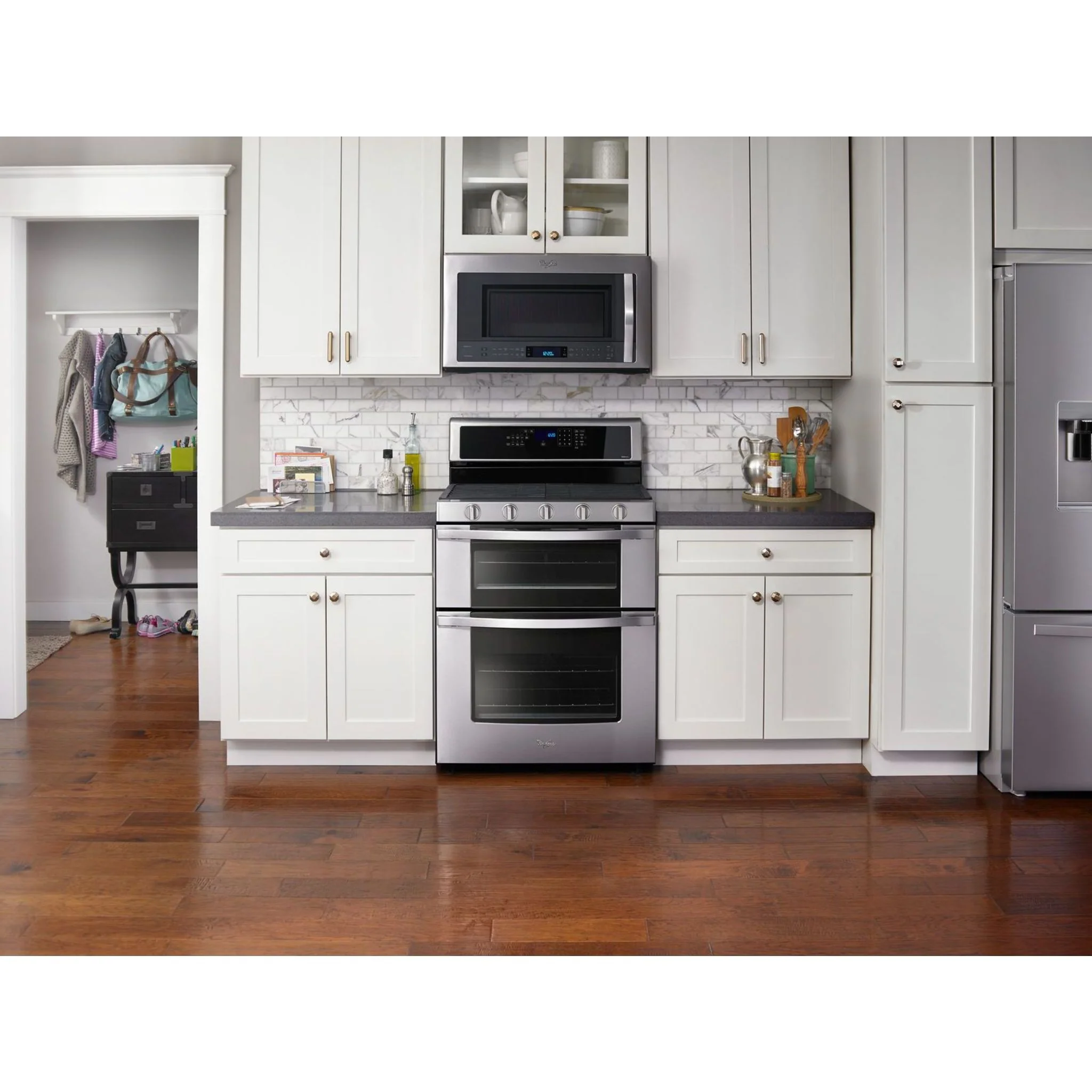 Whirlpool 6.0 Cu. Ft. Gas Double Oven Range with Center Oval Burner -Stainless Steel (WGG745S0FS) - Image 19
