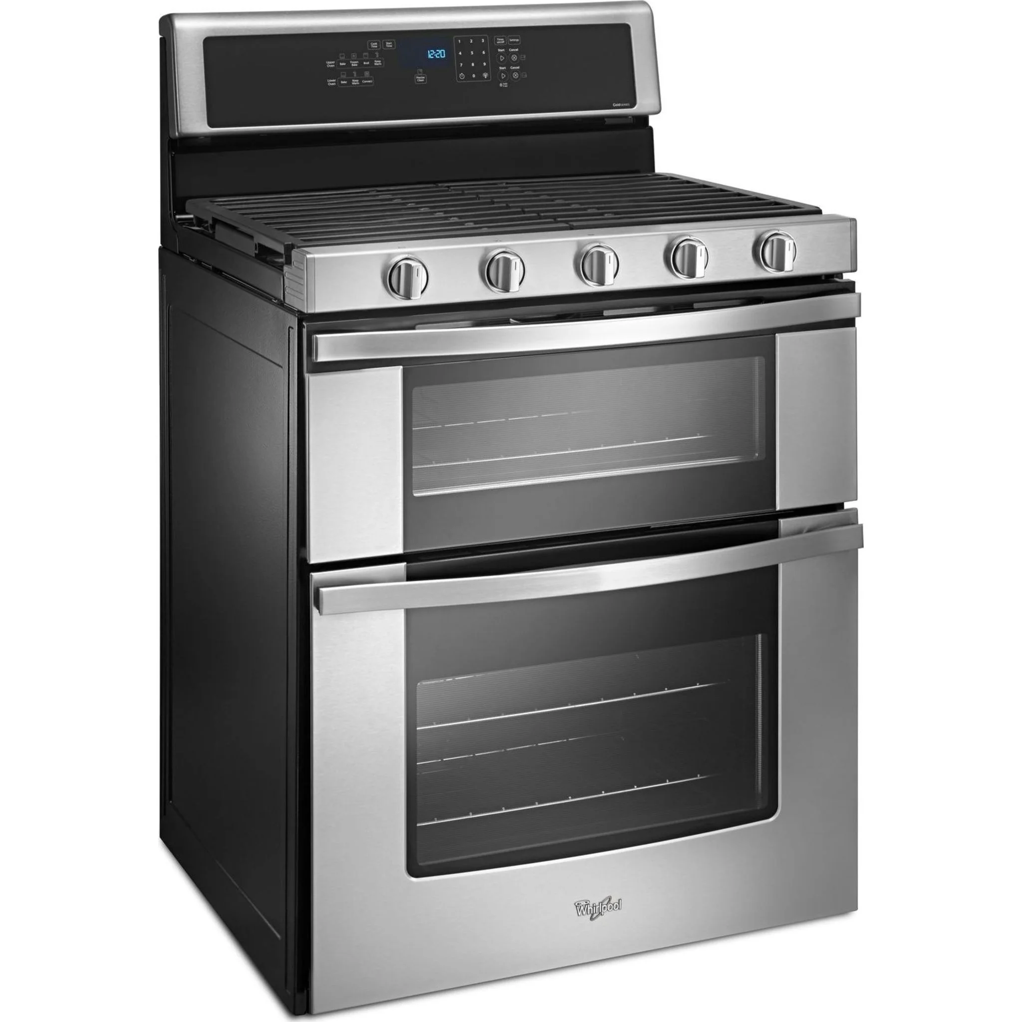 Whirlpool 6.0 Cu. Ft. Gas Double Oven Range with Center Oval Burner -Stainless Steel (WGG745S0FS) - Image 21