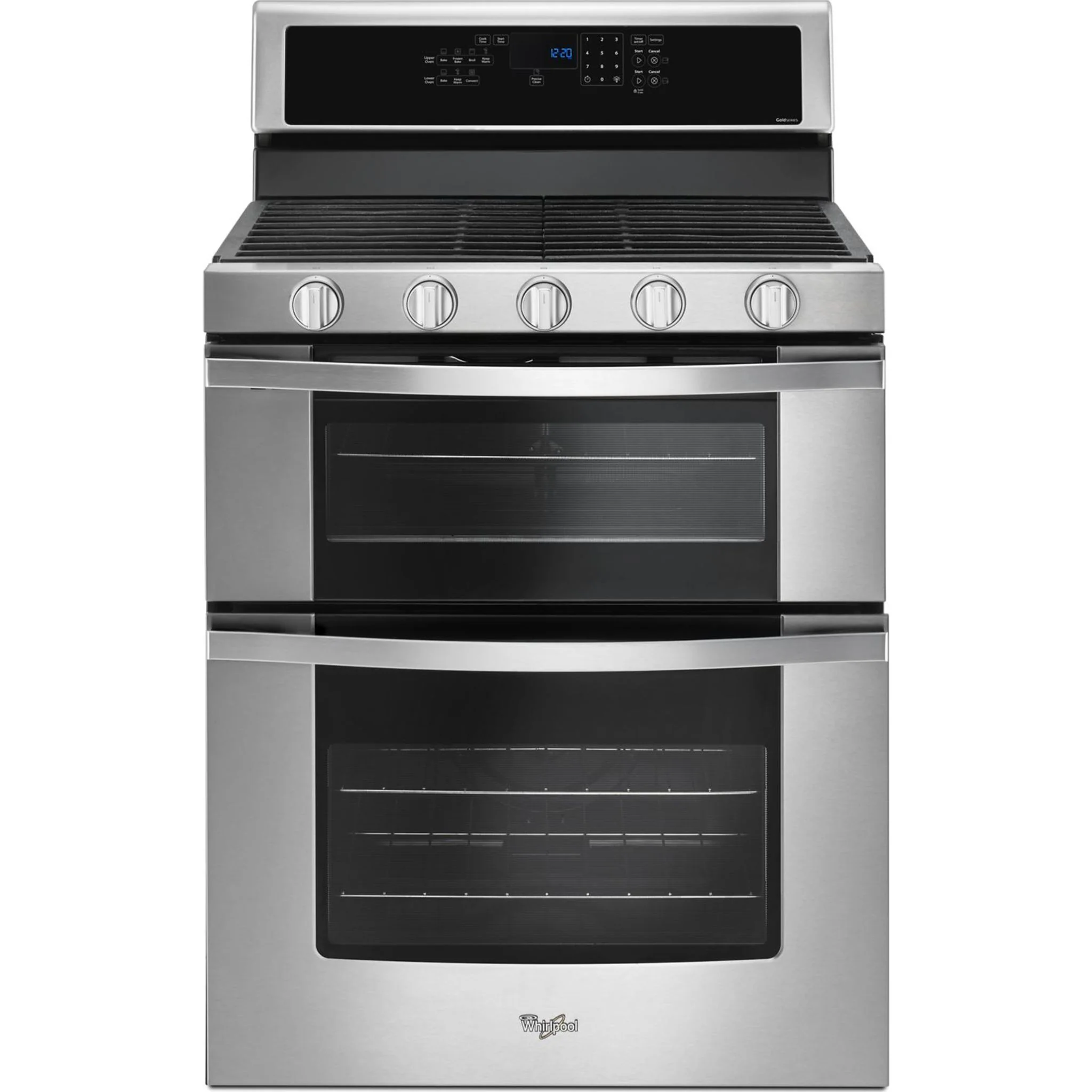 Whirlpool 6.0 Cu. Ft. Gas Double Oven Range with Center Oval Burner -Stainless Steel (WGG745S0FS) - Image 30