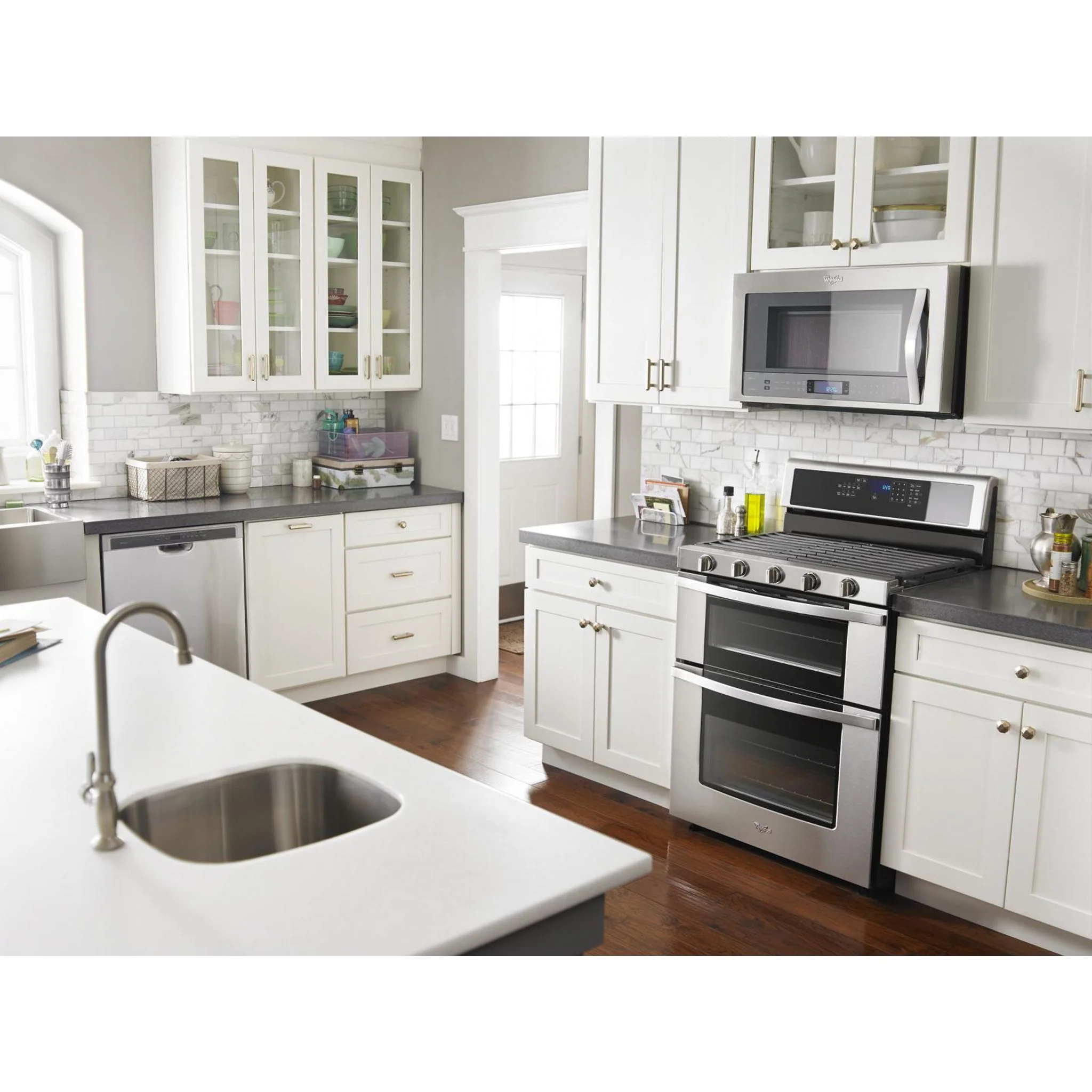 Whirlpool 6.0 Cu. Ft. Gas Double Oven Range with Center Oval Burner -Stainless Steel (WGG745S0FS) - Image 34