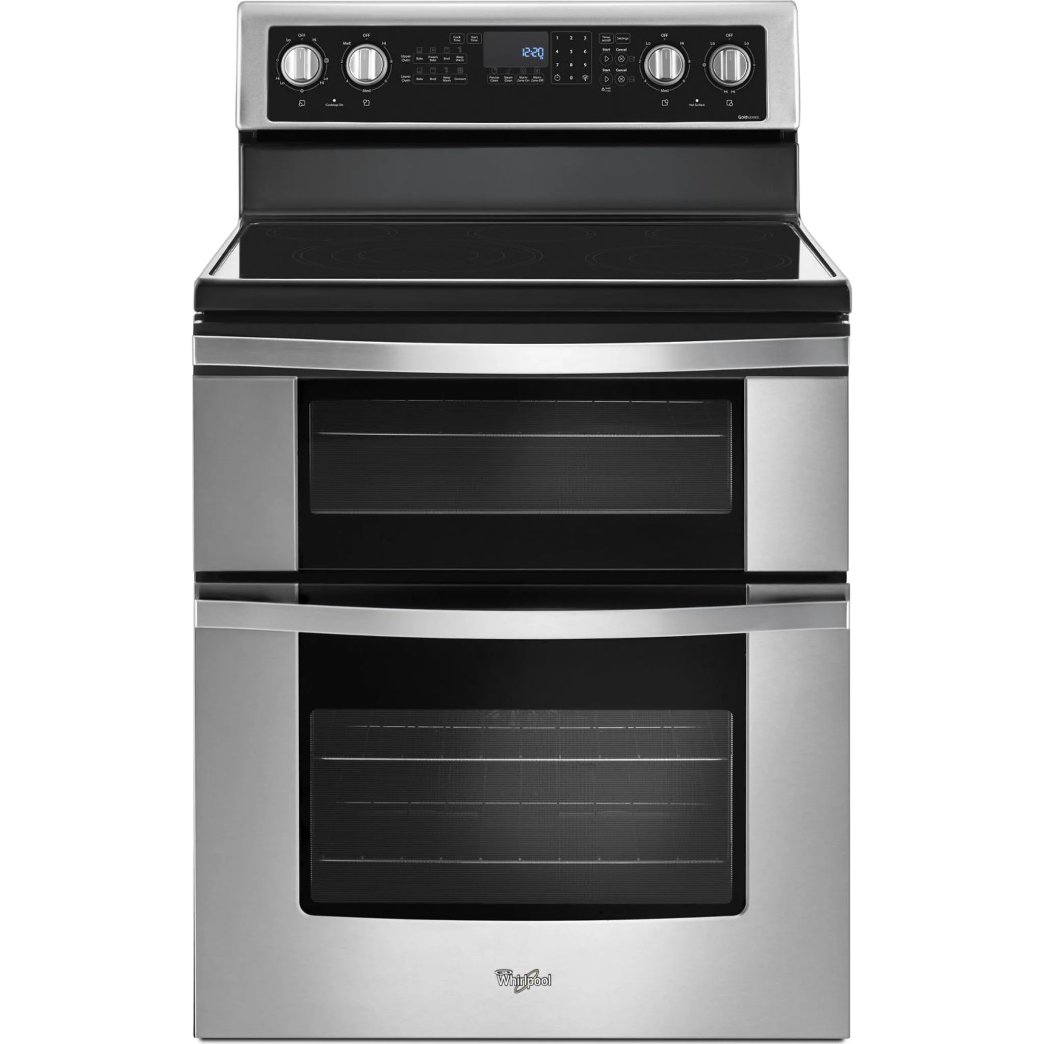 Whirlpool 6.7 Cu. Ft. Electric Double Oven Range with True Convection -Stainless Steel (YWGE745C0FS) - Image 23