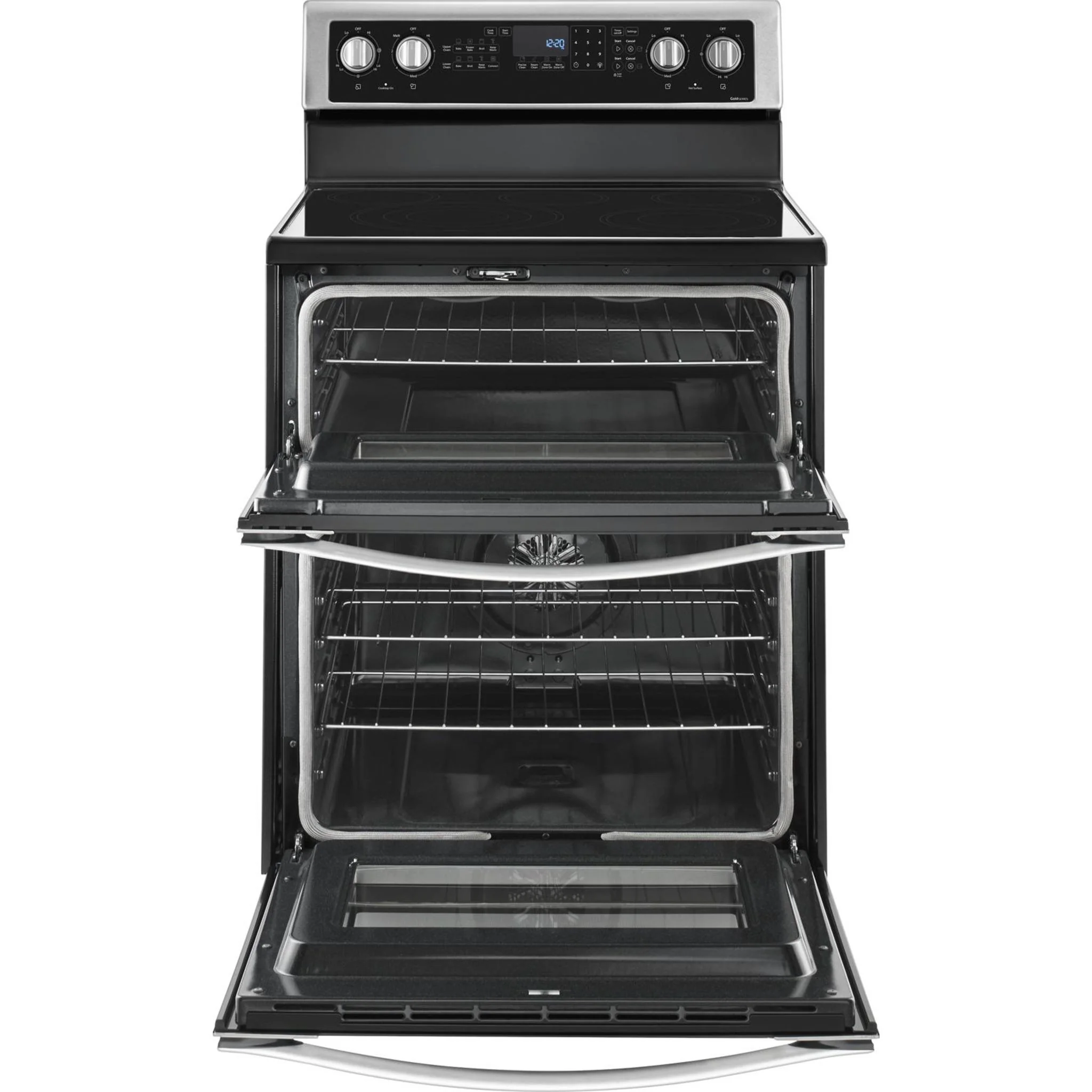 Whirlpool 6.7 Cu. Ft. Electric Double Oven Range with True Convection -Stainless Steel (YWGE745C0FS) - Image 24