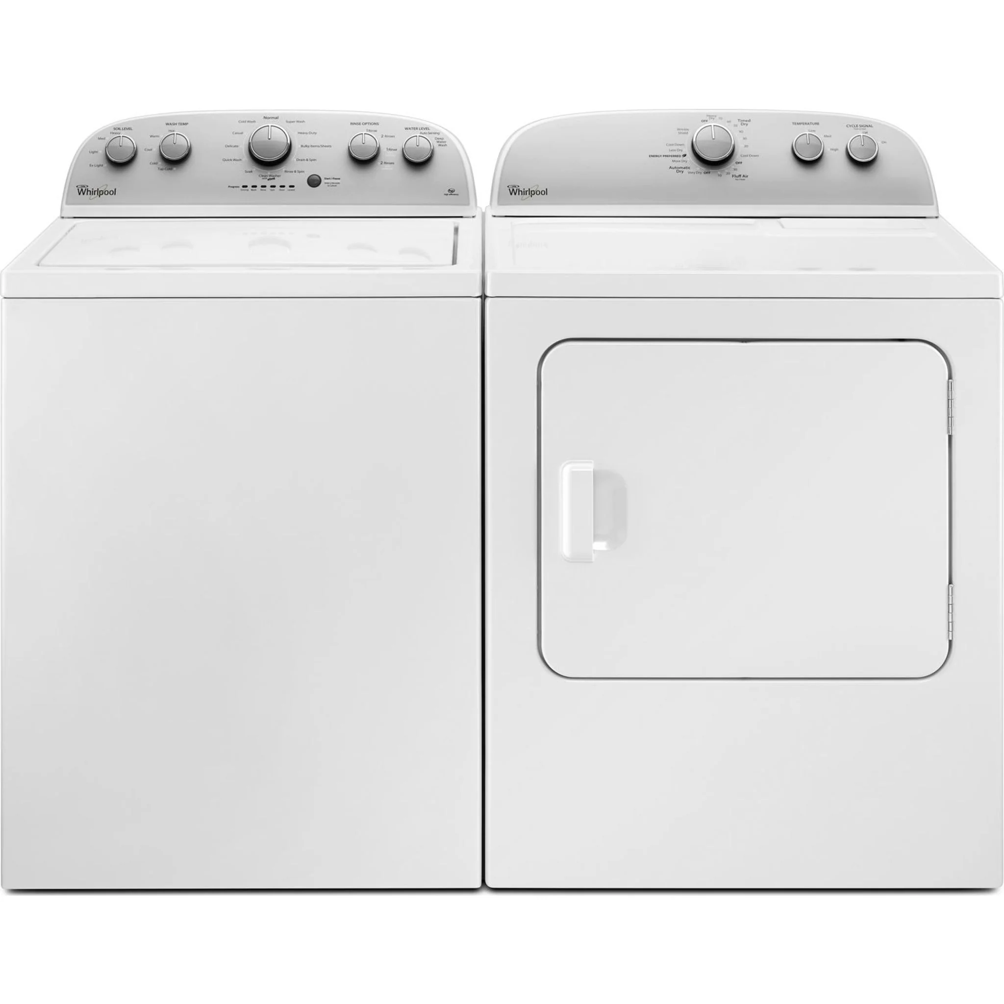 Whirlpool  7.0 cu.ft. Electric Dryer with Heavy Duty Cycle - White (YWED4815EW) - Image 7