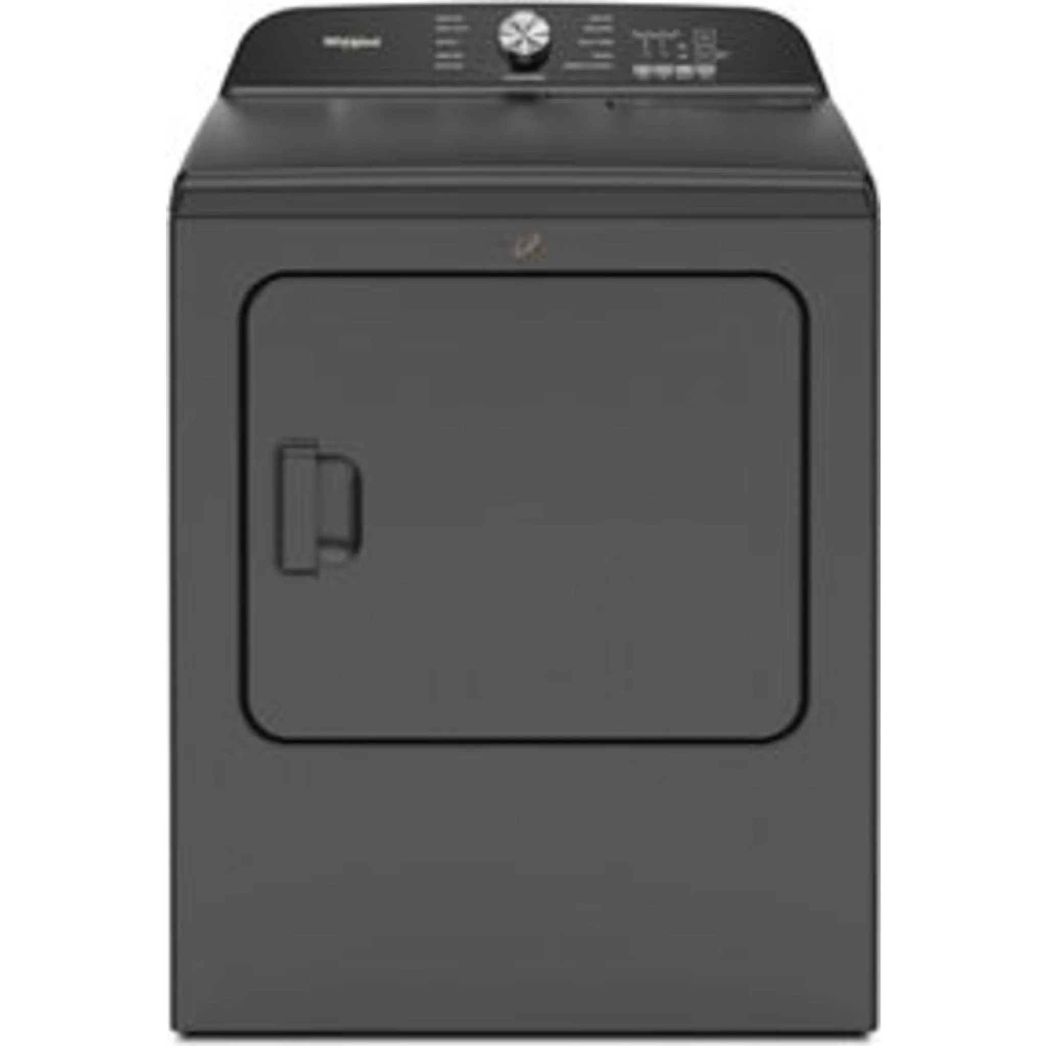 Whirlpool 7.0 Cu. Ft. Top Load Electric Dryer with Moisture Sensor -Volcano Black (YWED6150PB) - Image 2
