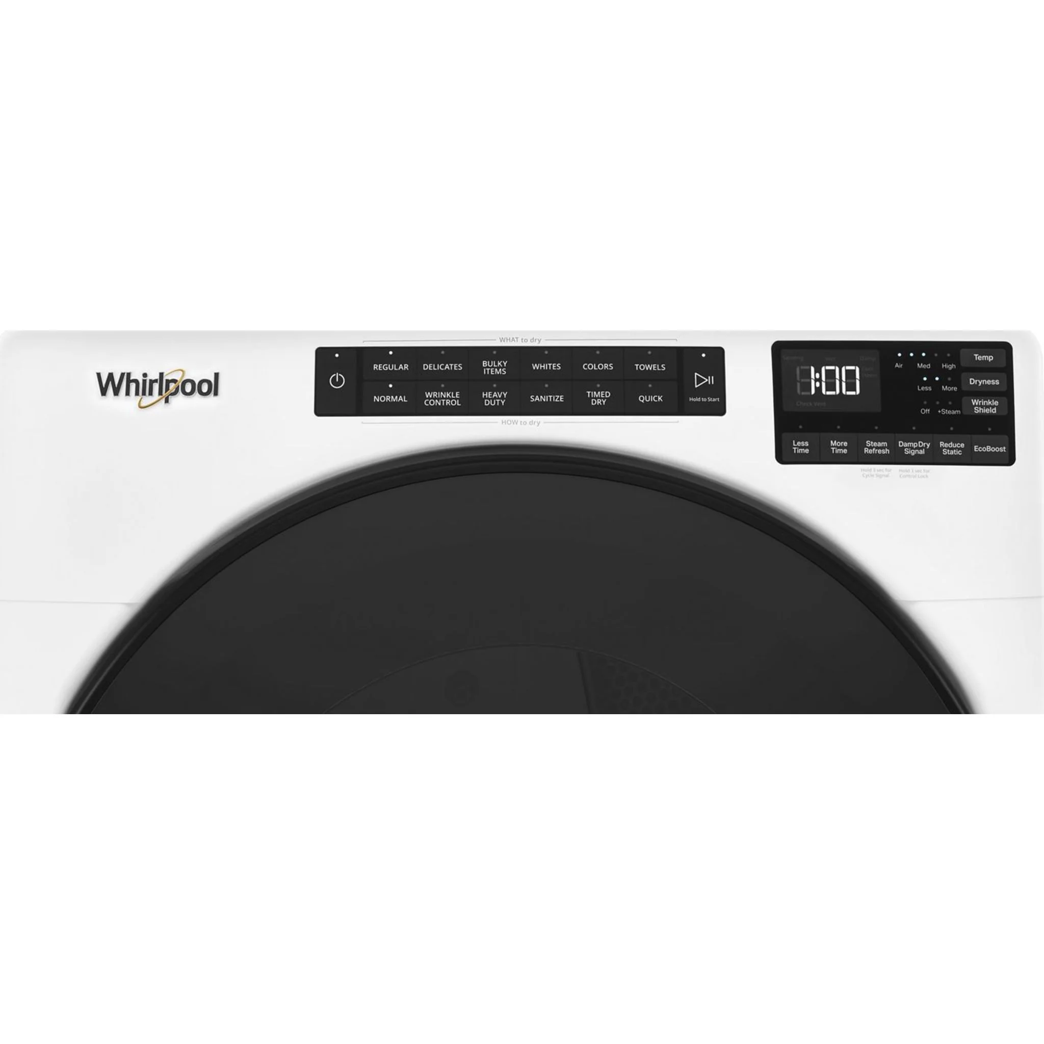 Whirlpool 7.4 cu. ft. Electric Wrinkle Shield Dryer with Steam (YWED6605MW) - Image 4