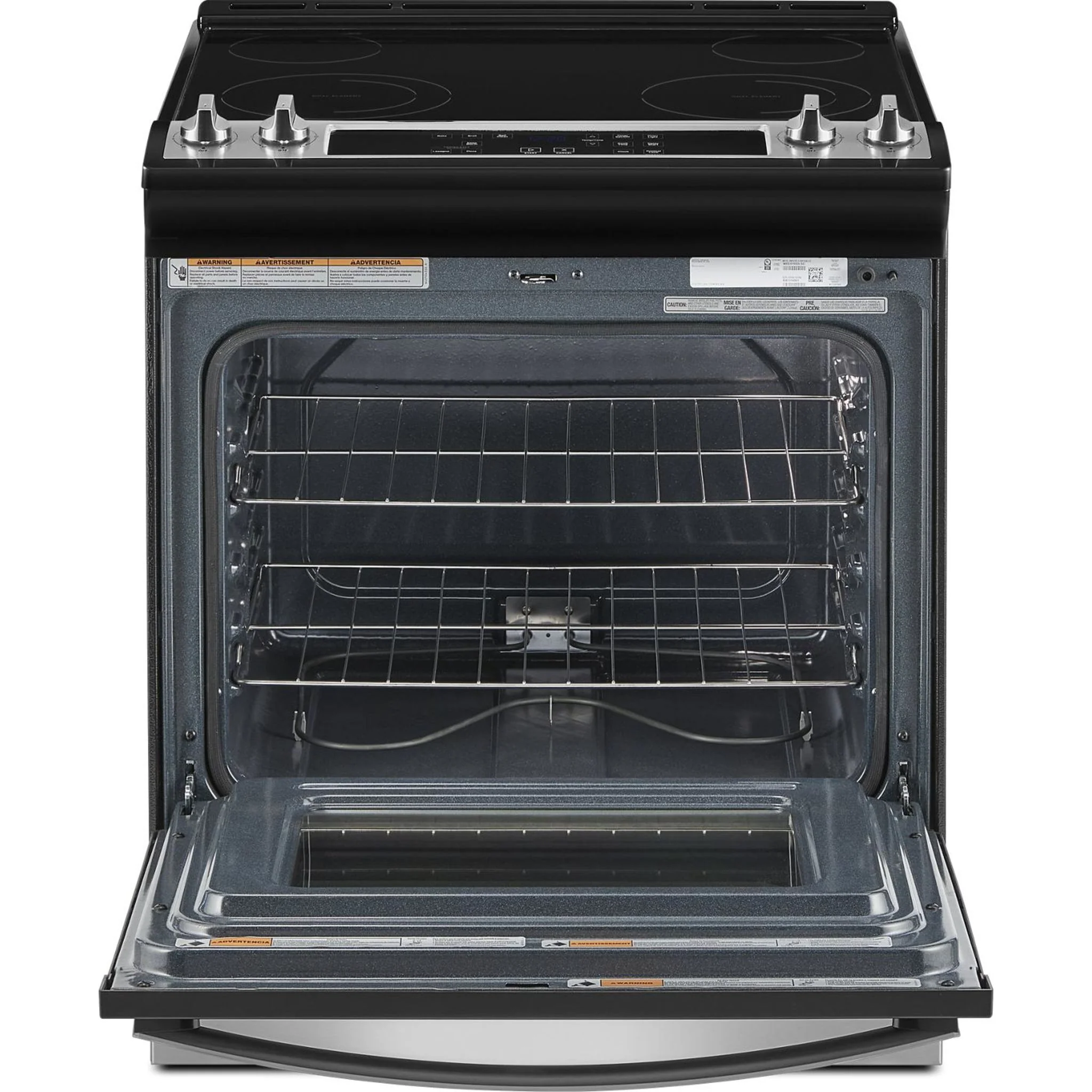 Whirlpool 4.8 Cu. Ft. Electric Range with Frozen BakeTechnology -Stainless Steel (YWEE515S0LS) - Image 3