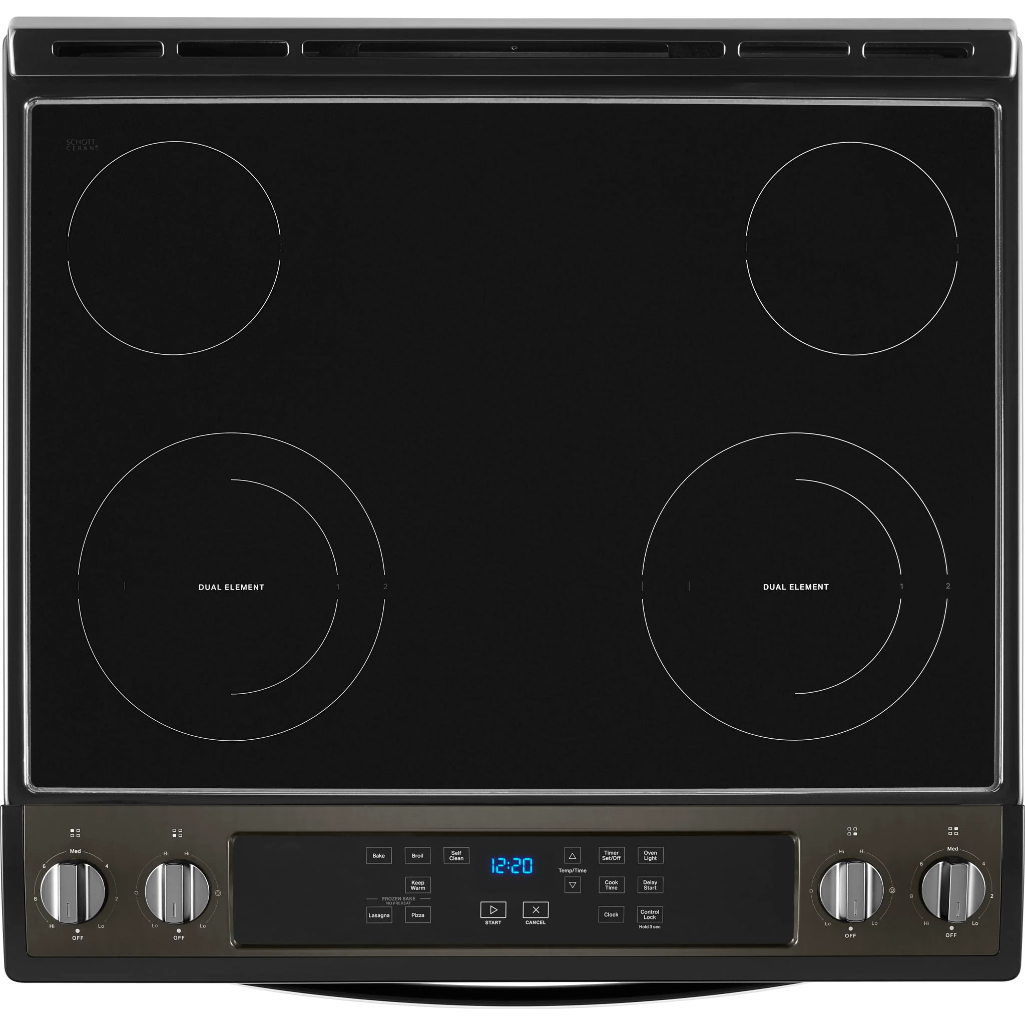 Whirlpool 4.8 Cu. Ft. Electric Range with Frozen BakeTechnology -Black Stainless (YWEE515S0LV) - Image 7